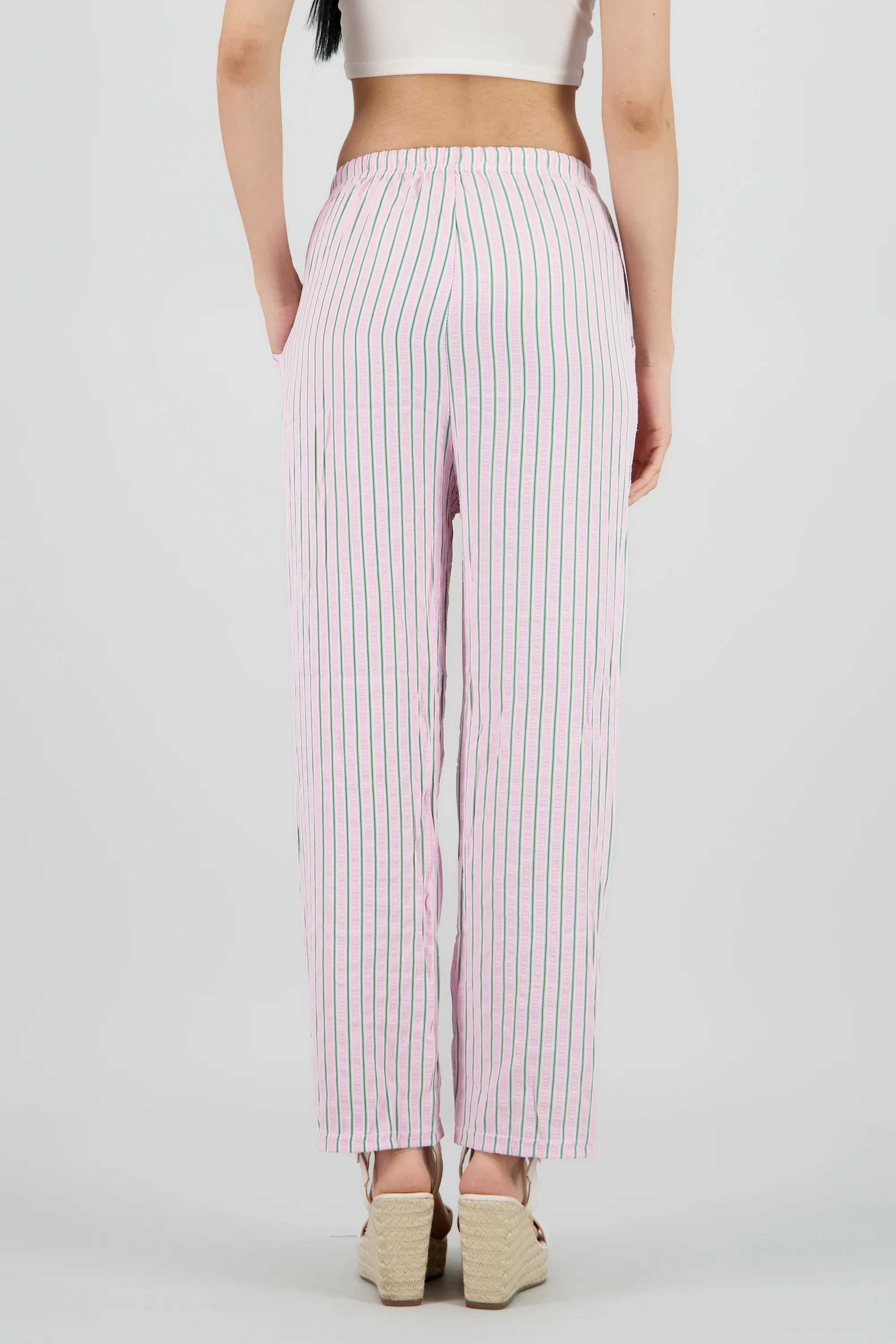 Pantalon de rayas texturizado - Image 4