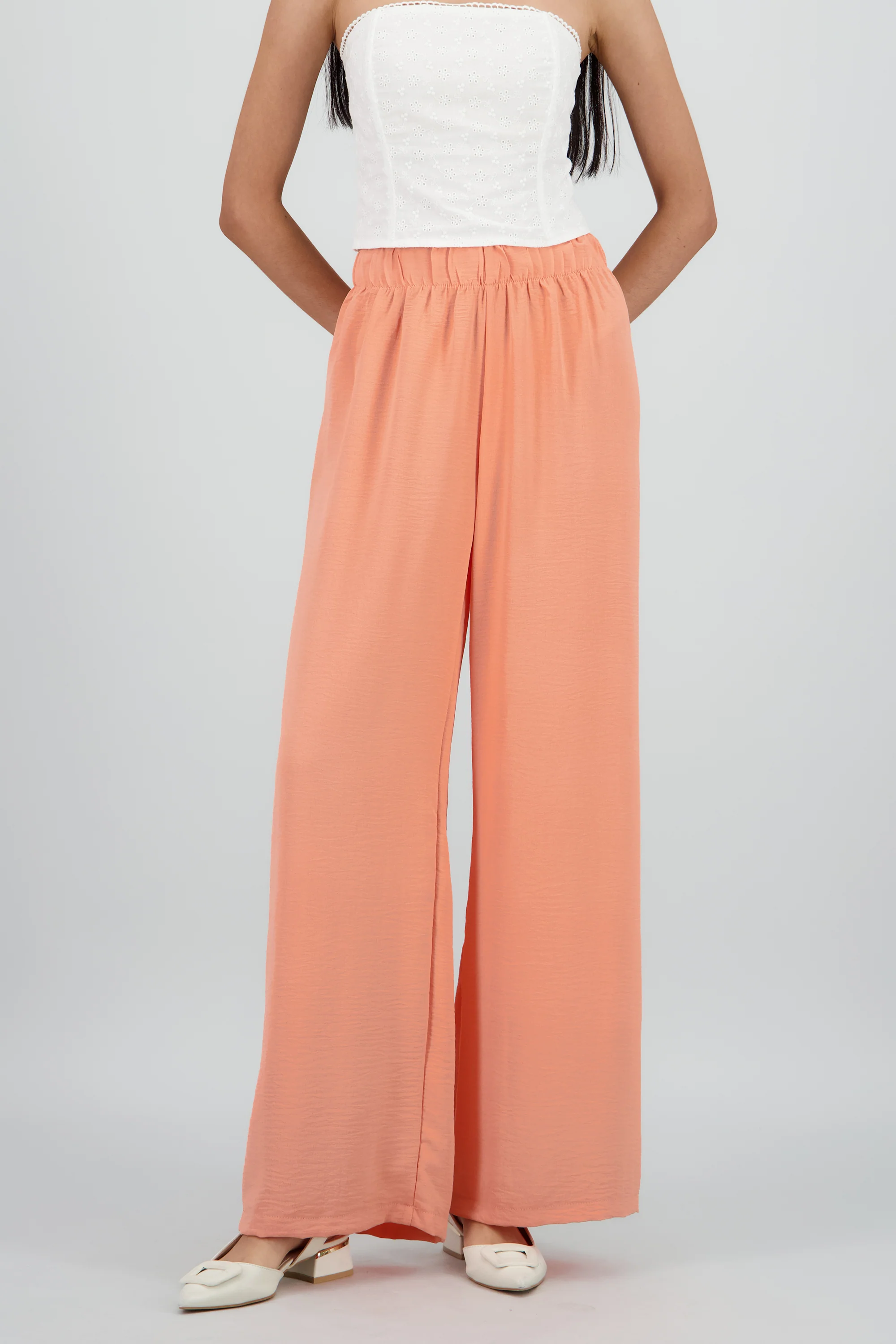 Pantalon detalle resorte fluido - Image 2