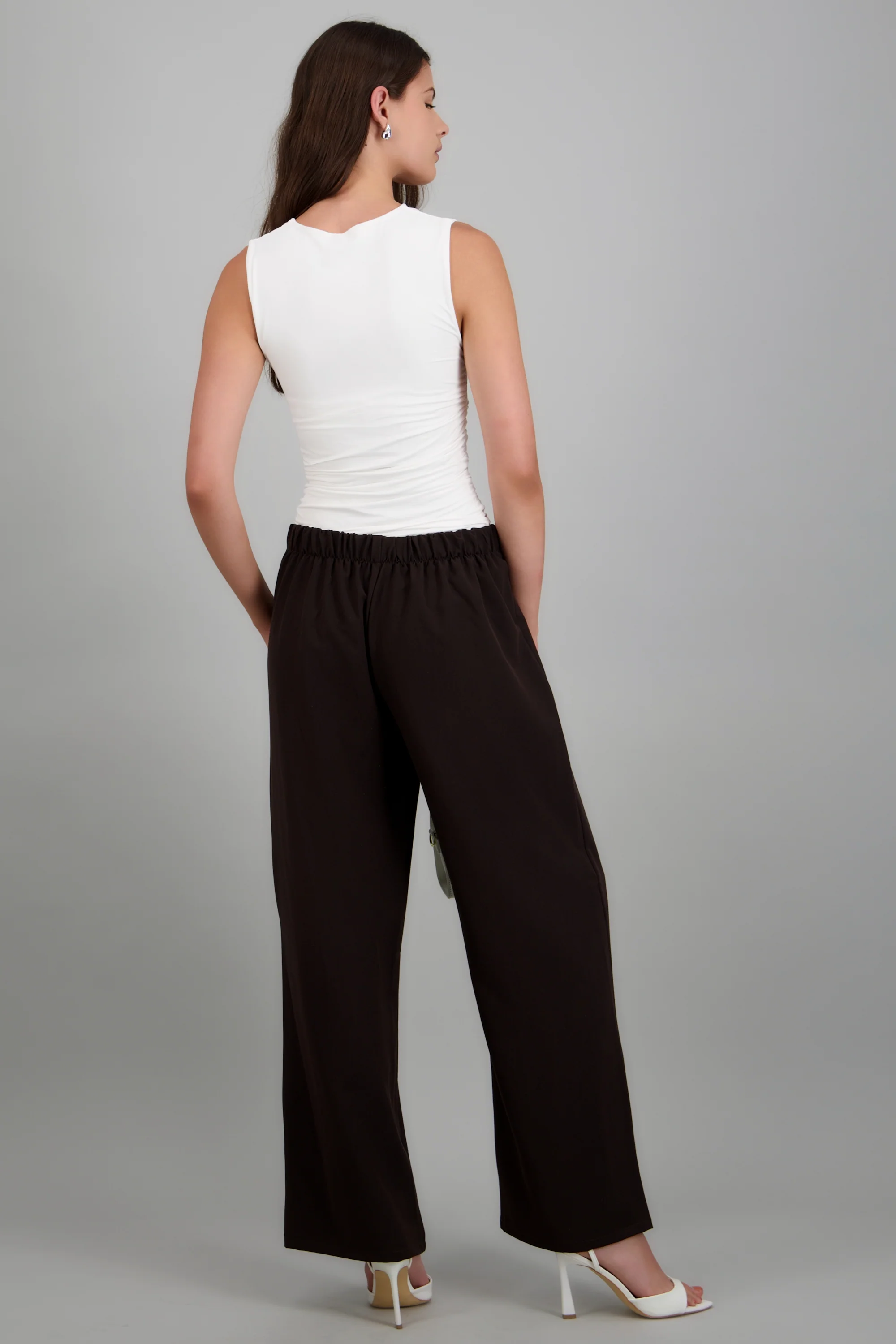 Pantalon doble pinza detalle amarre - Image 4