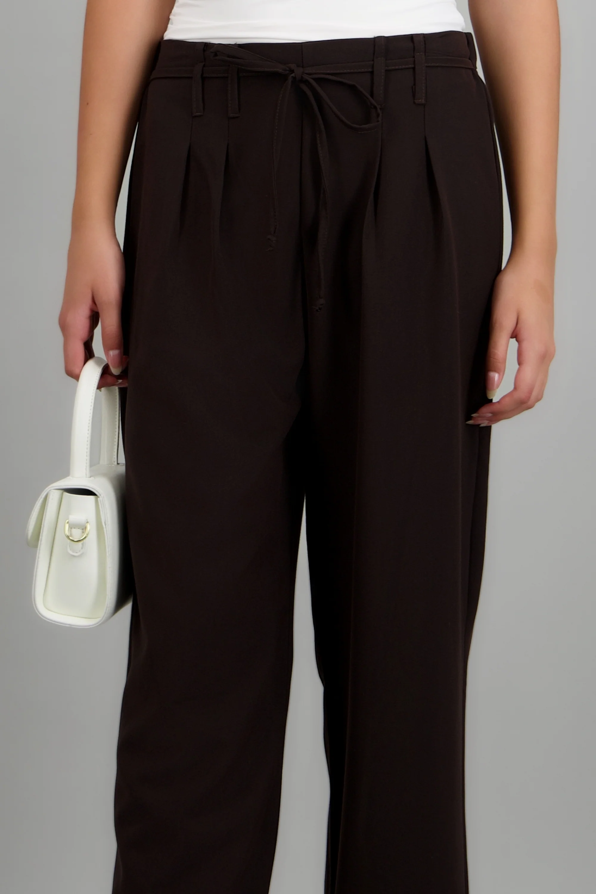 Pantalon doble pinza detalle amarre - Image 5