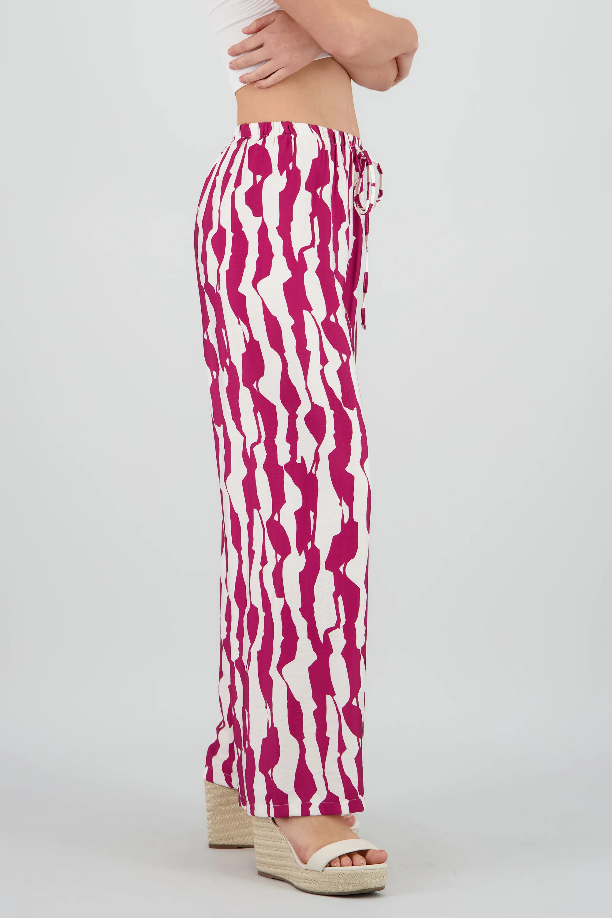 Pantalon estampado grecas fluido - Image 3