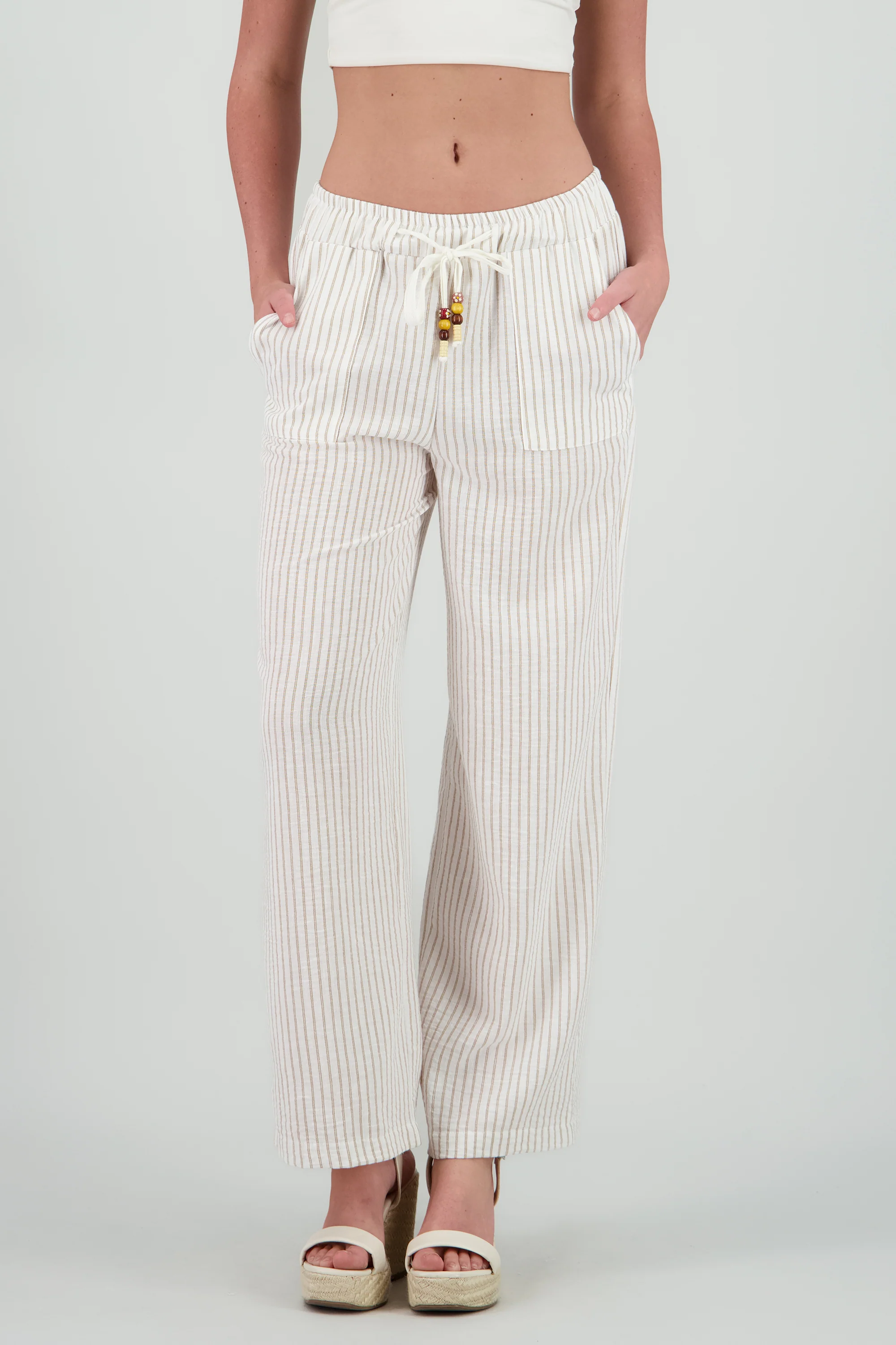 Pantalon fluido detalle jareta - Image 2