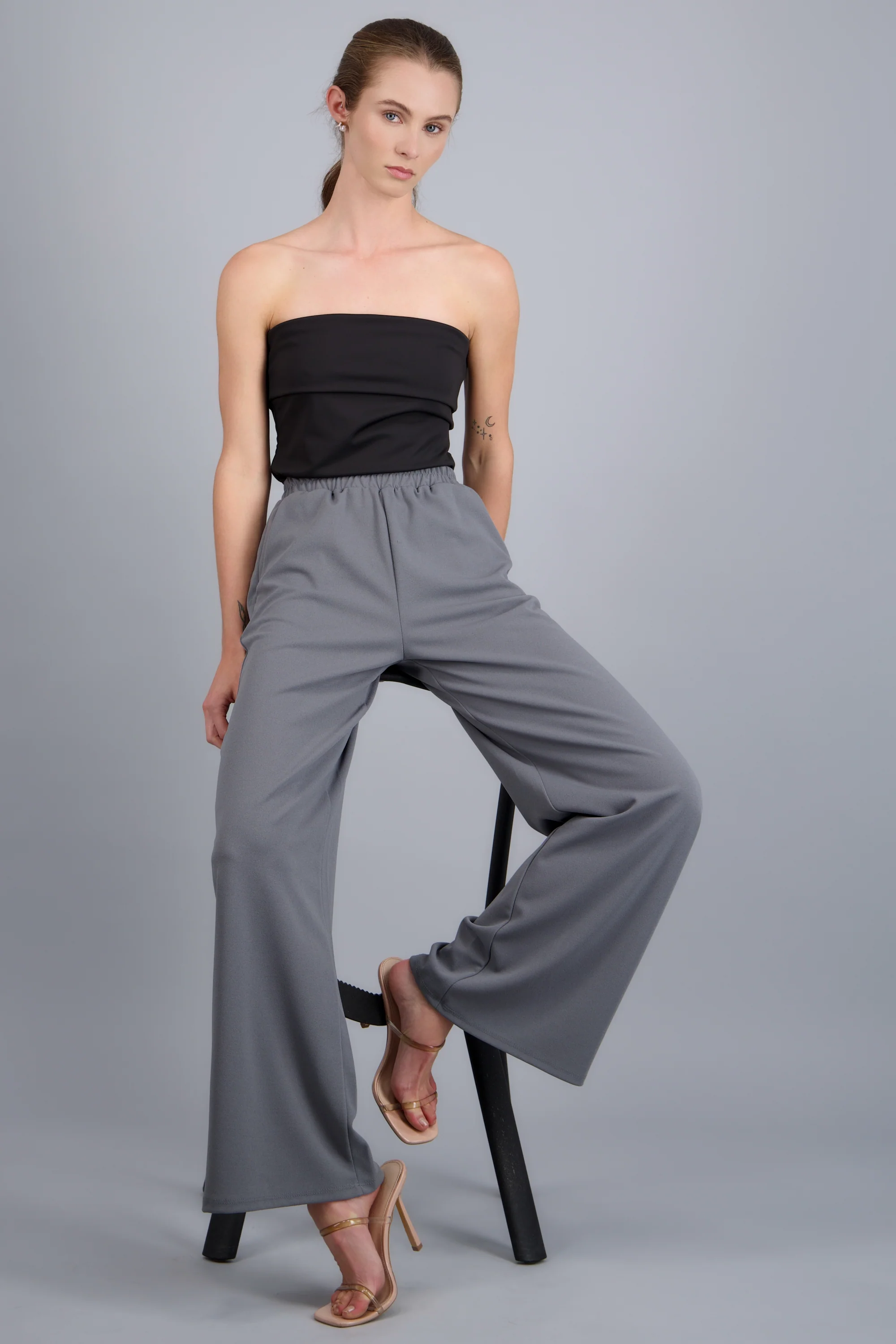 Pantalon fluido detalle resorte