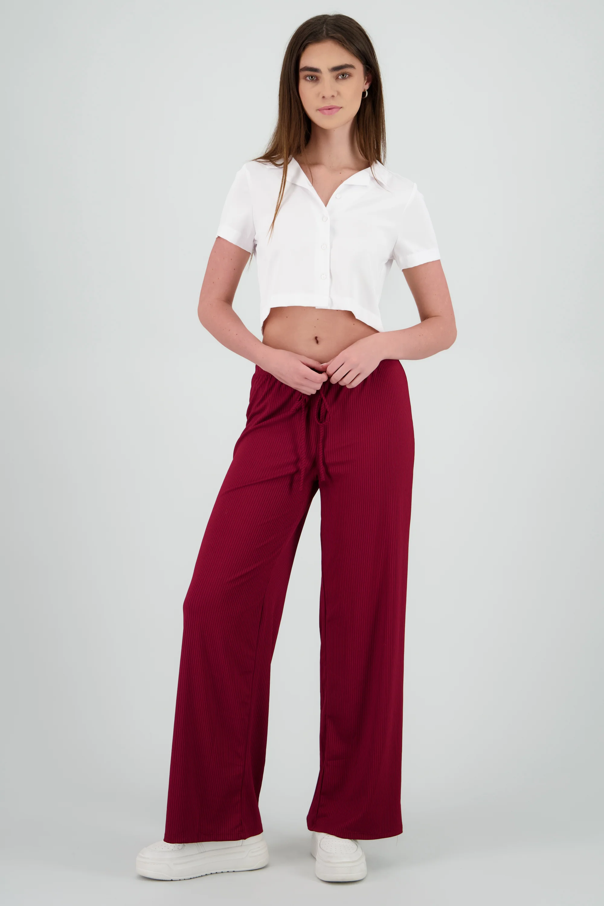 Pantalon fluido textura