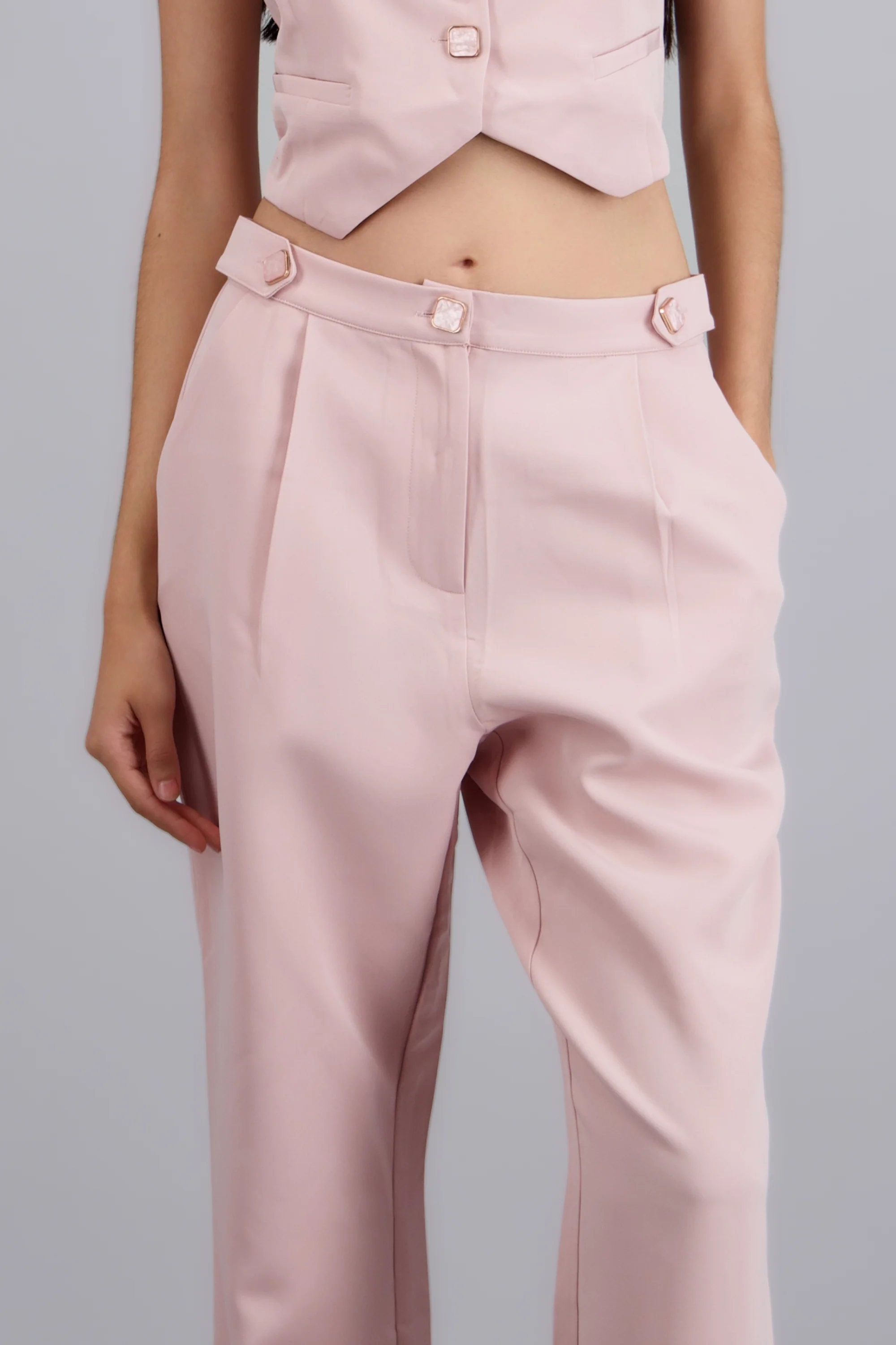 Pantalon liso detalle pretina - Image 5