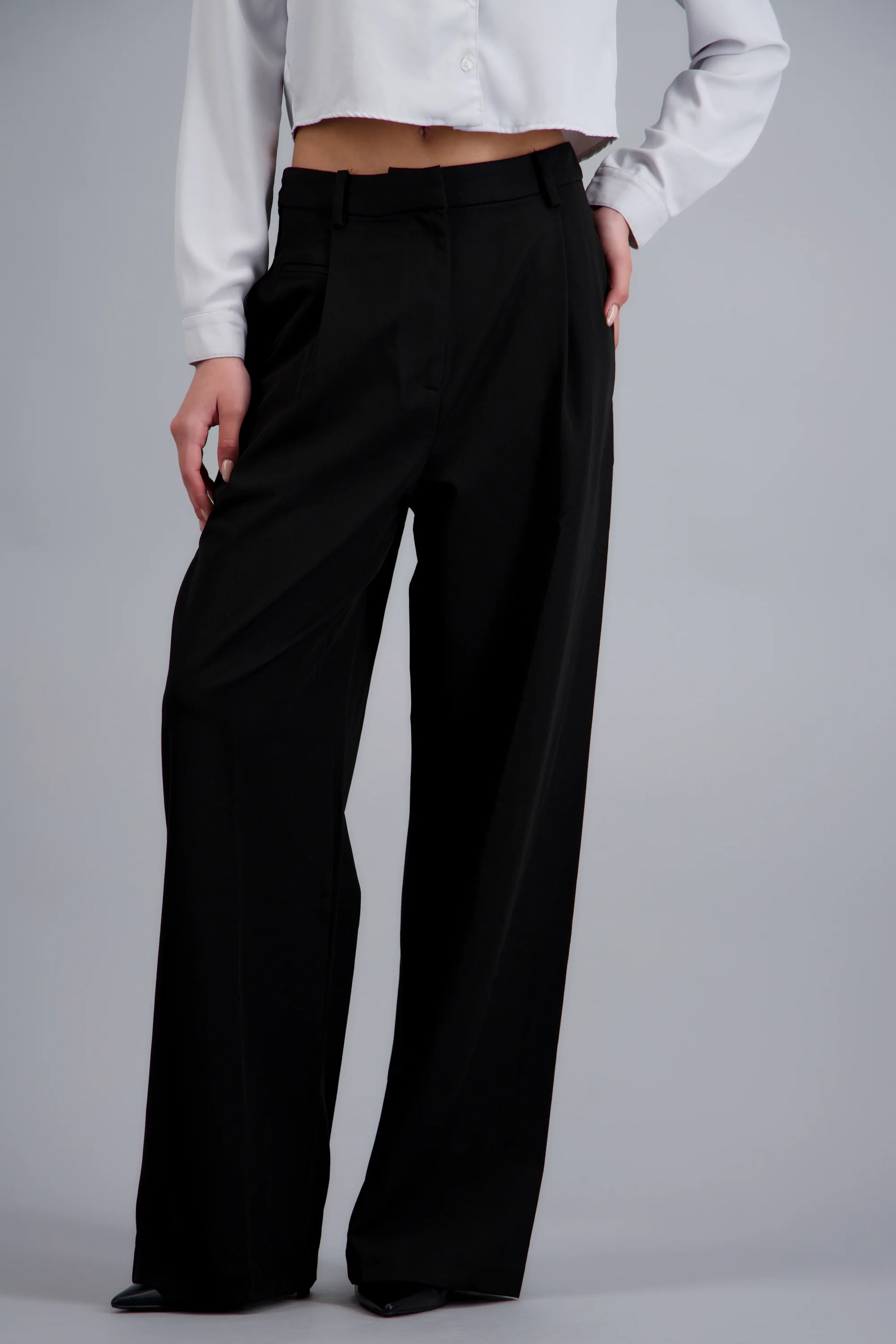 Pantalon liso pinzas - Image 2
