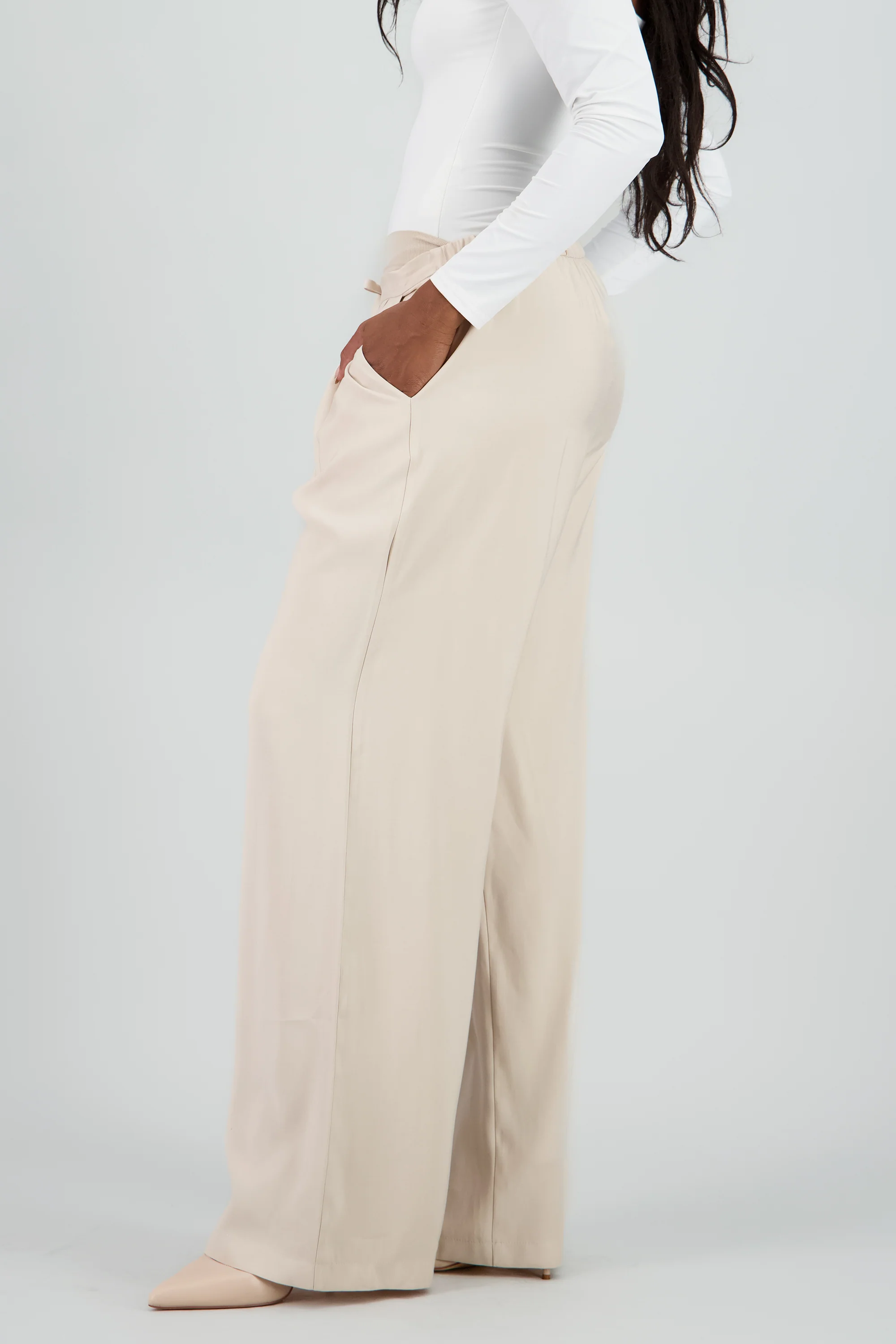 Pantalon liso pinzas - Image 3