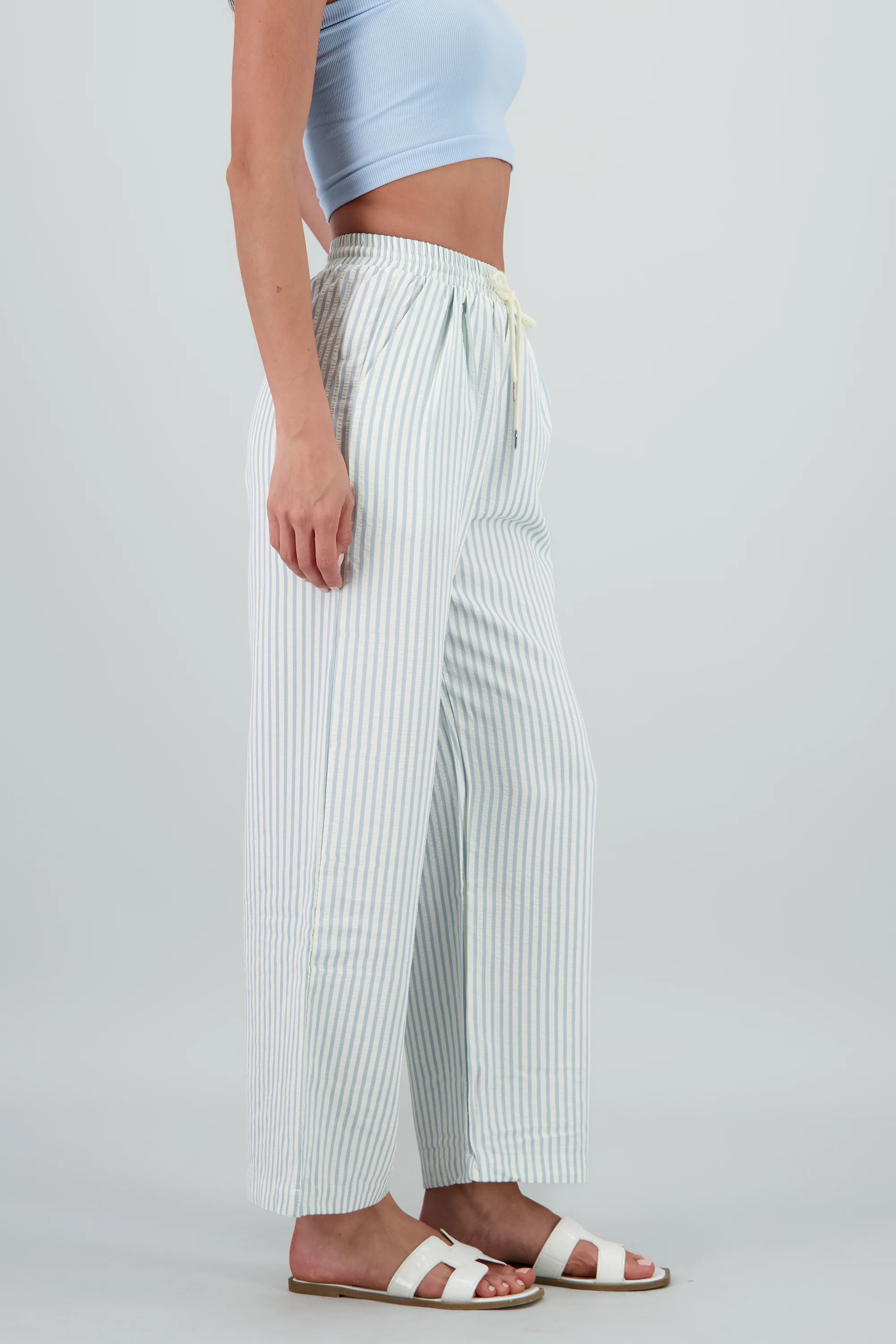 Pantalon rayas con jareta - Image 3