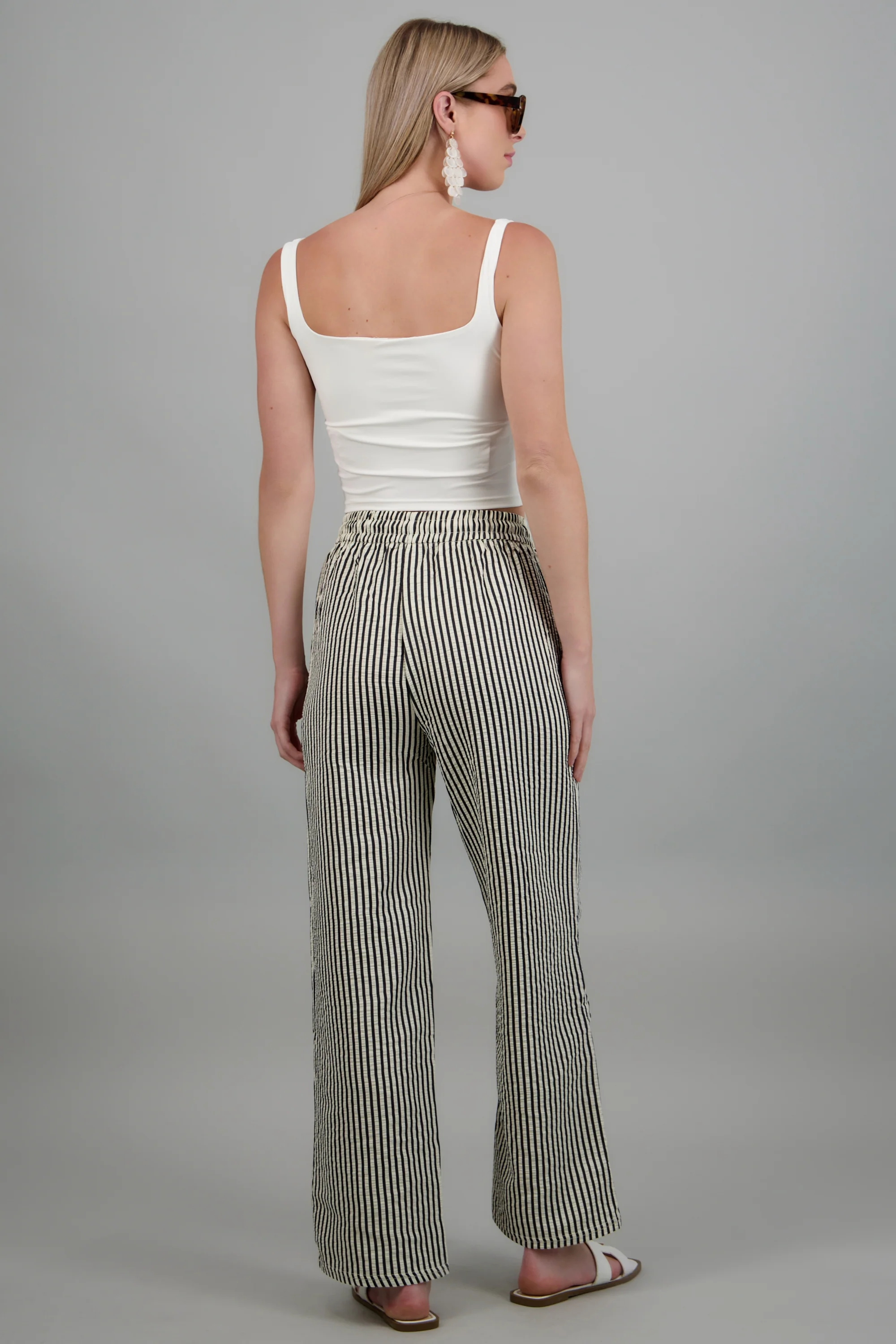 Pantalon rayas con jareta - Image 4