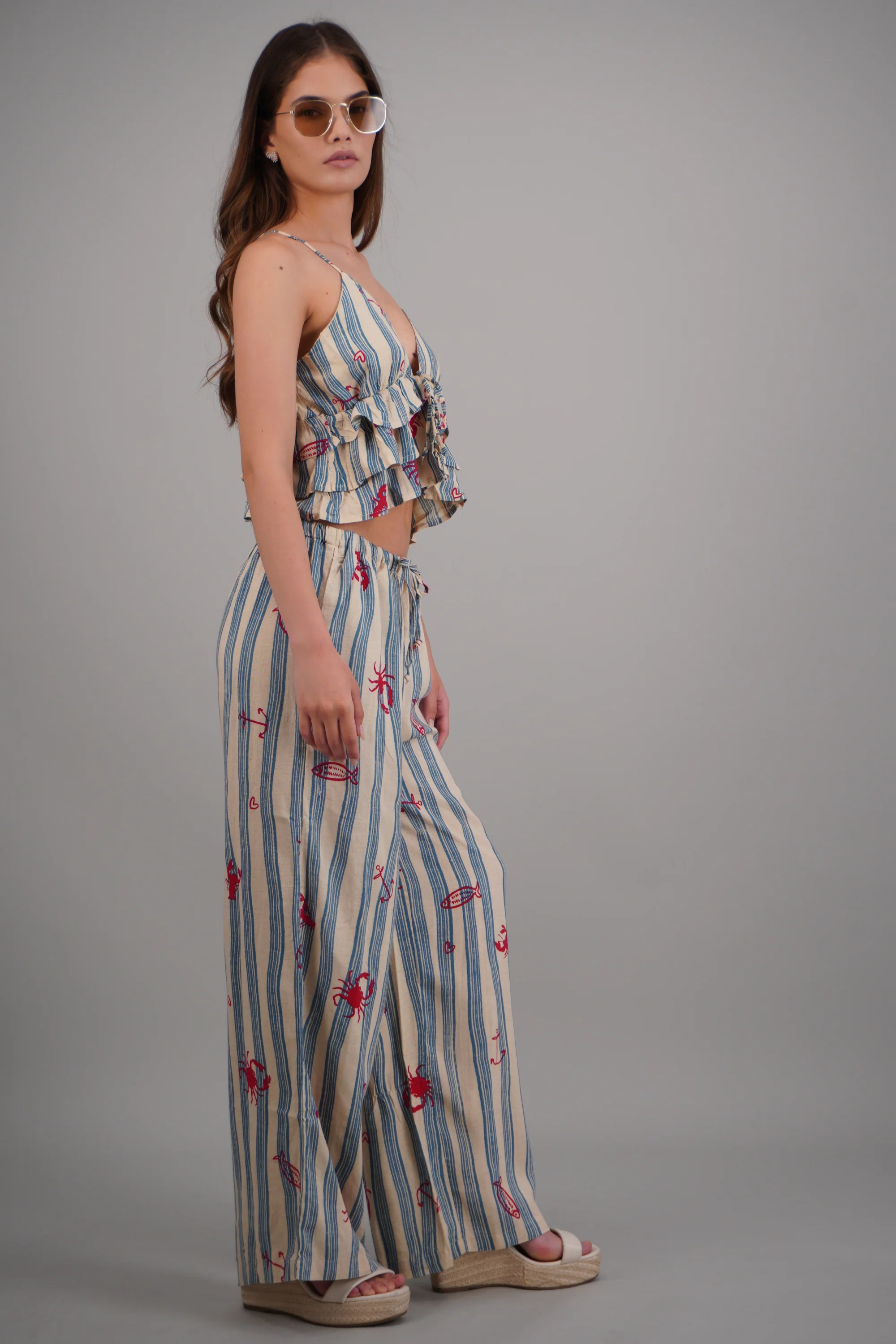 Pantalon rayas estampado - Image 2
