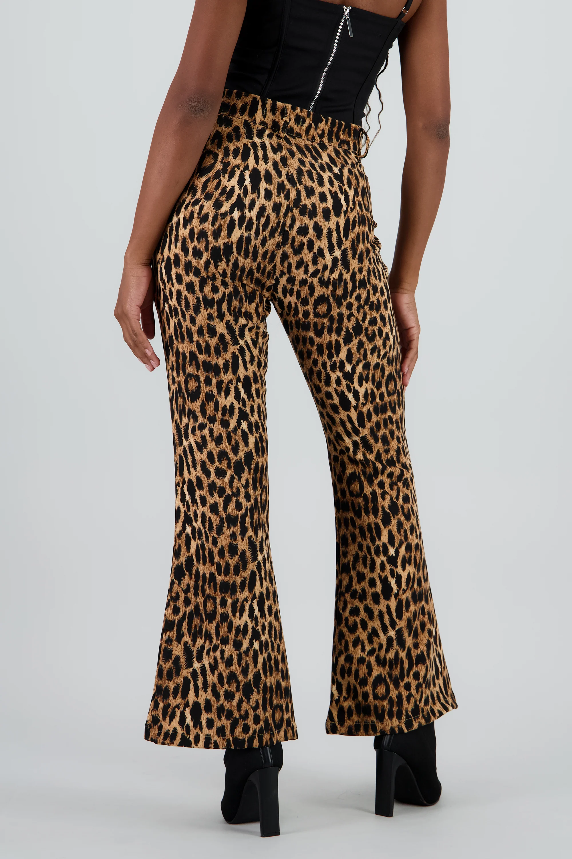 Pantalon recto animal print - Image 4