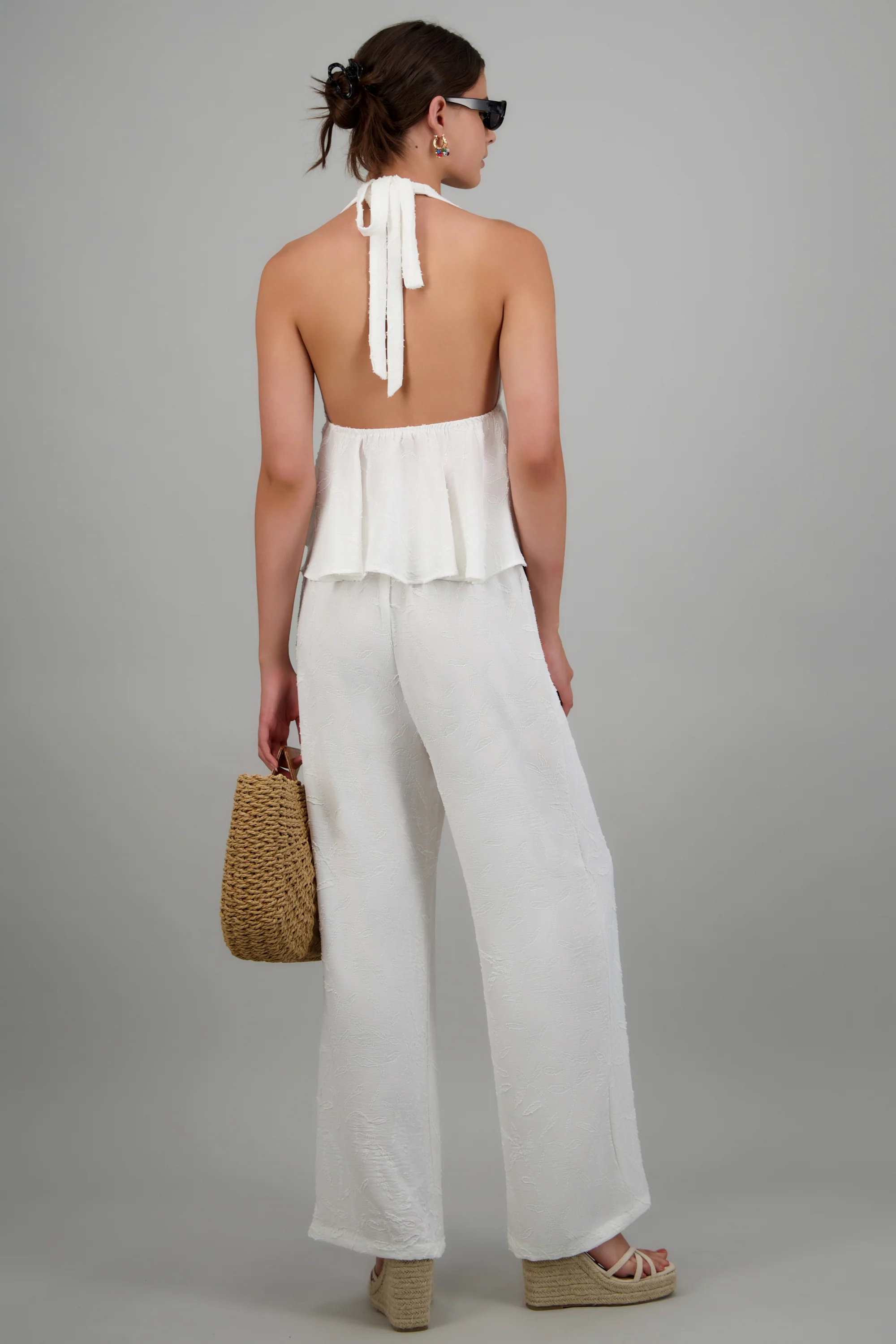 Pantalon recto detalle textura - Image 2