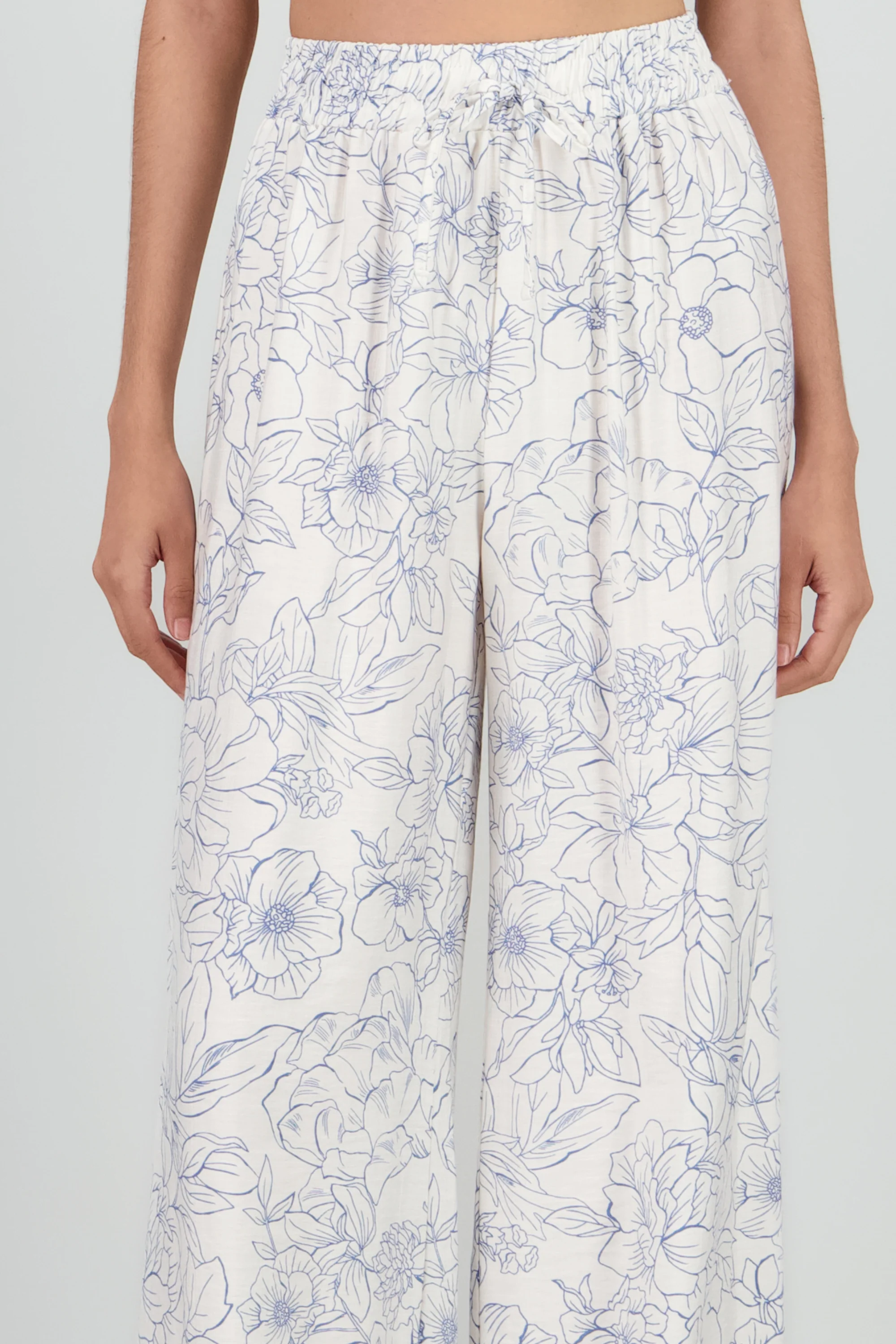 Pantalon recto estampado flores - Image 5