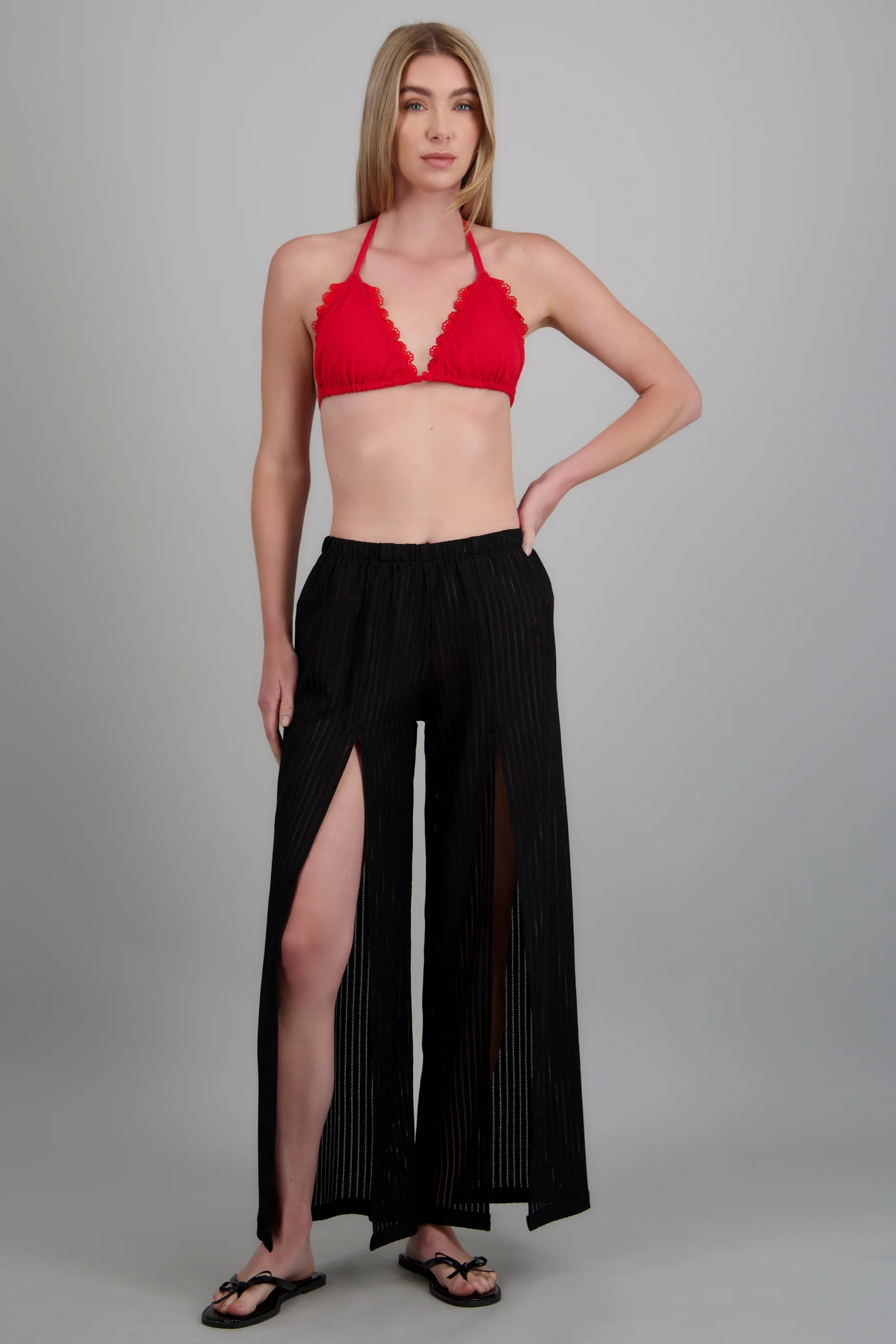 Pantalon resorte aberturas