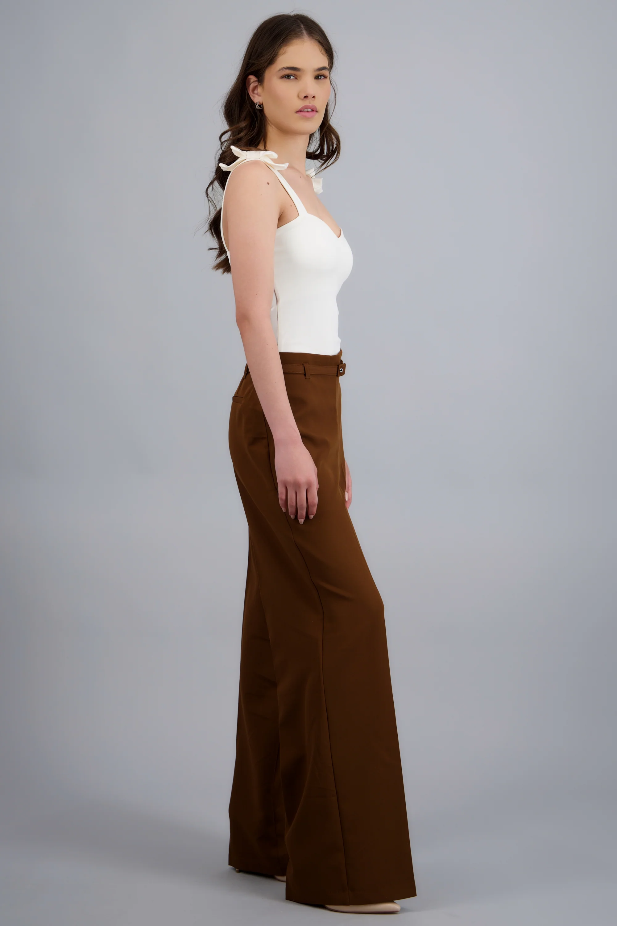 Pantalon sastreado detalle cinturon - Image 2