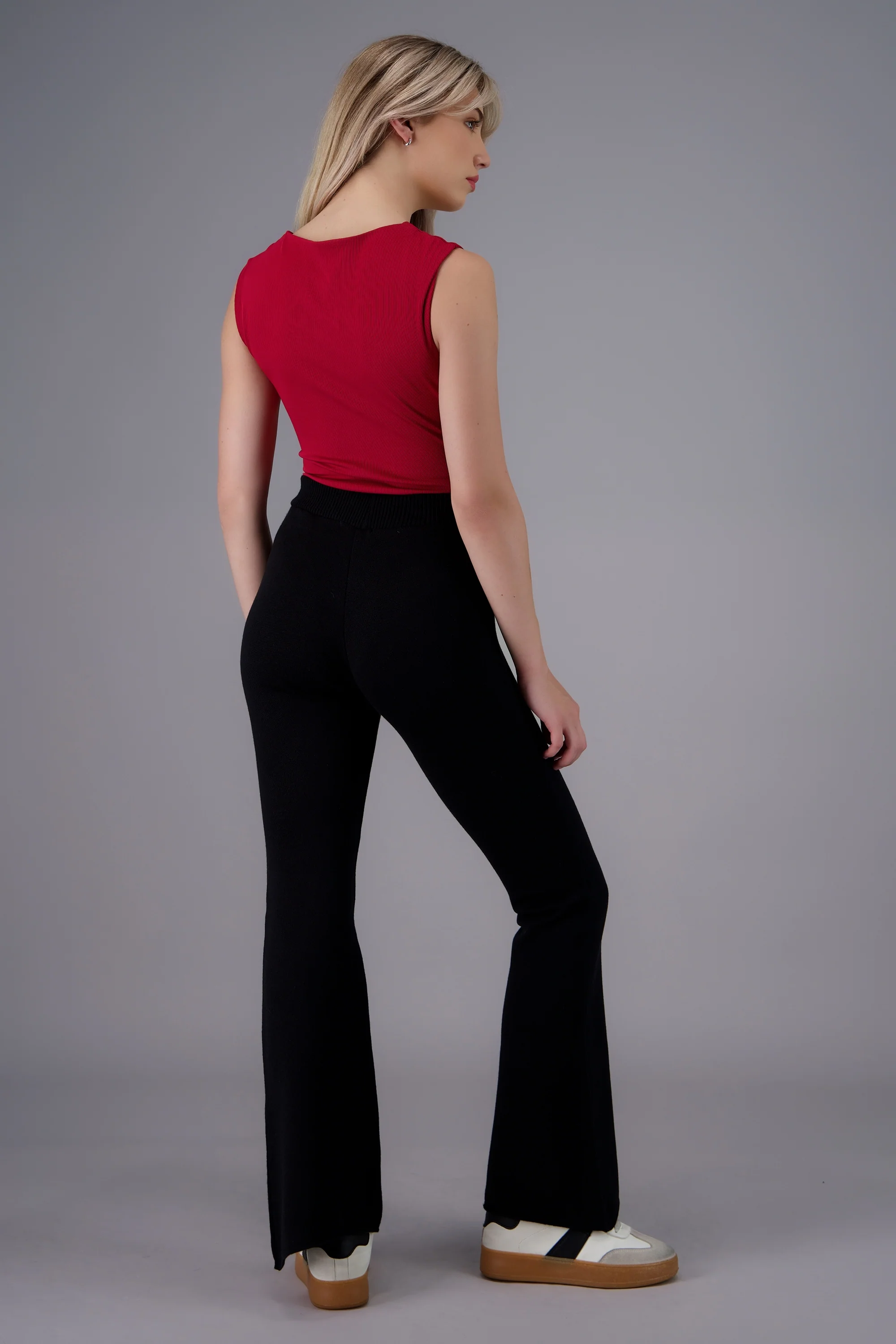 Pantalon tejido flare - Image 4