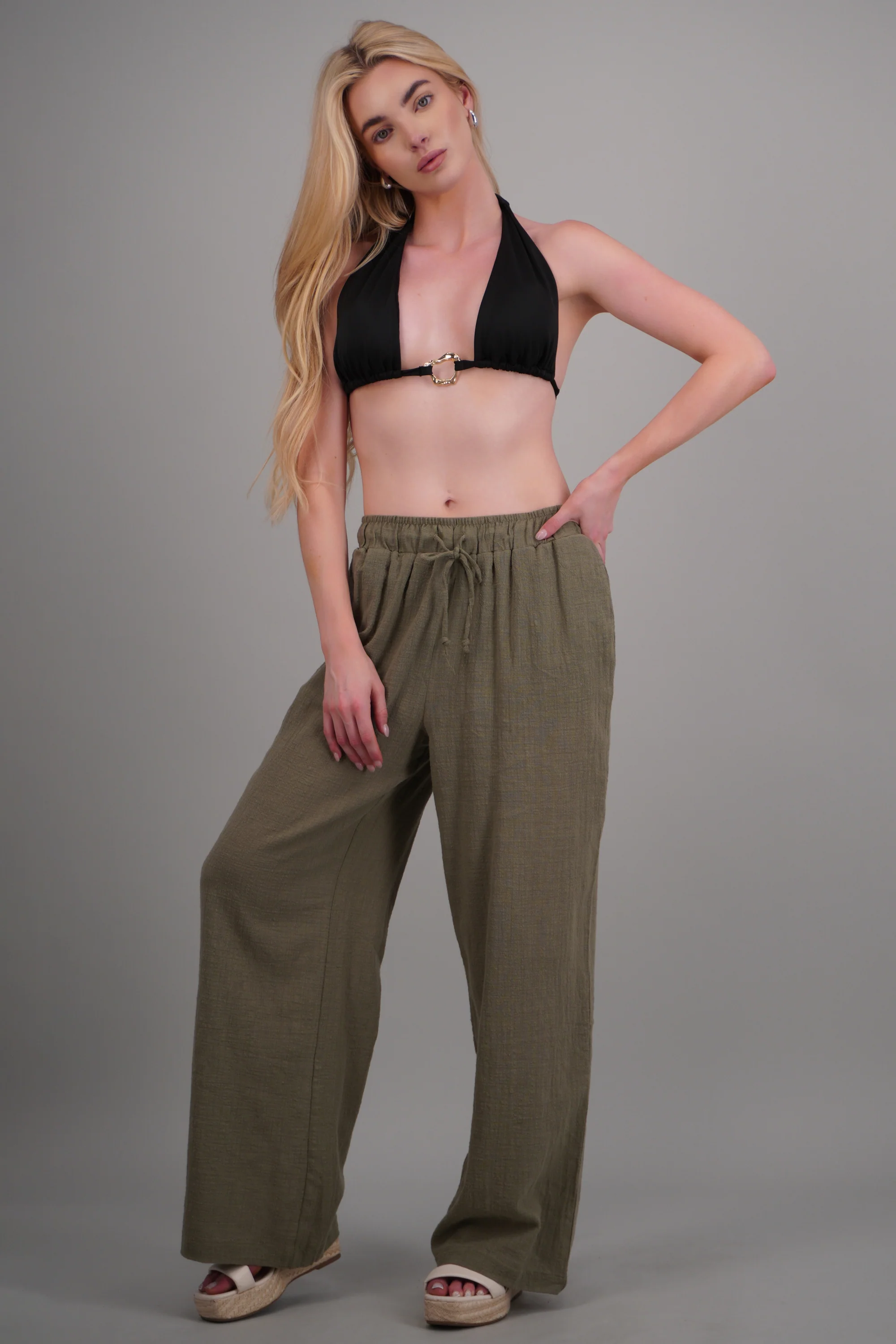 Pantalon textura jareta - Image 2