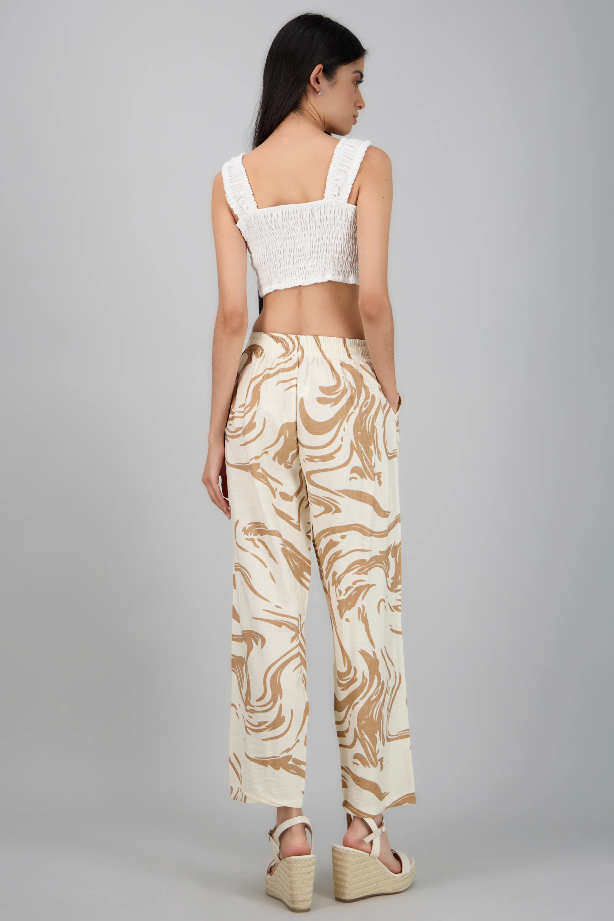 Pantalón wide leg boho estampado - Image 4