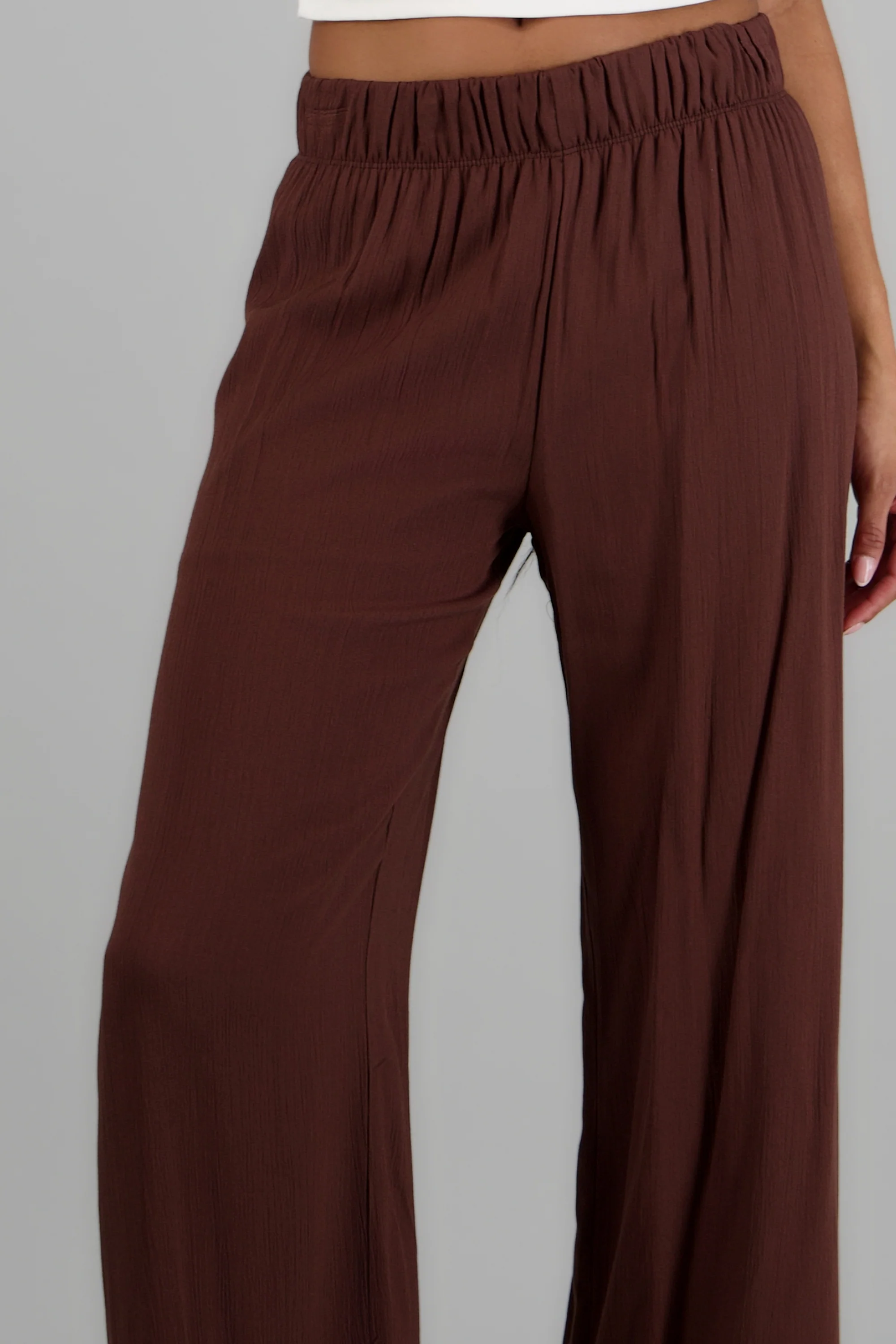 Pantalón wide leg cintura elástica - Image 5
