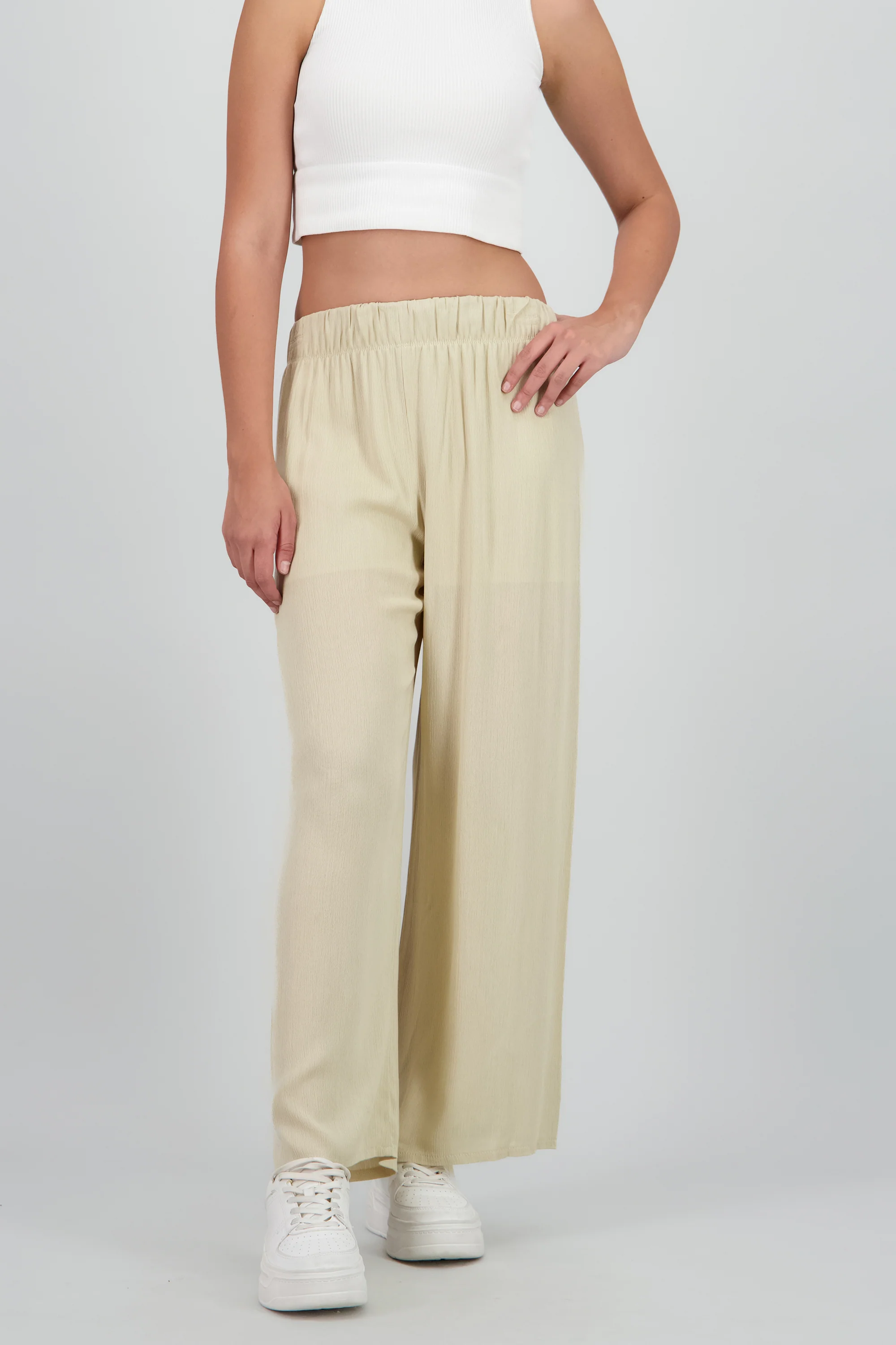 Pantalón Wide Leg Cintura Elástico - Image 2