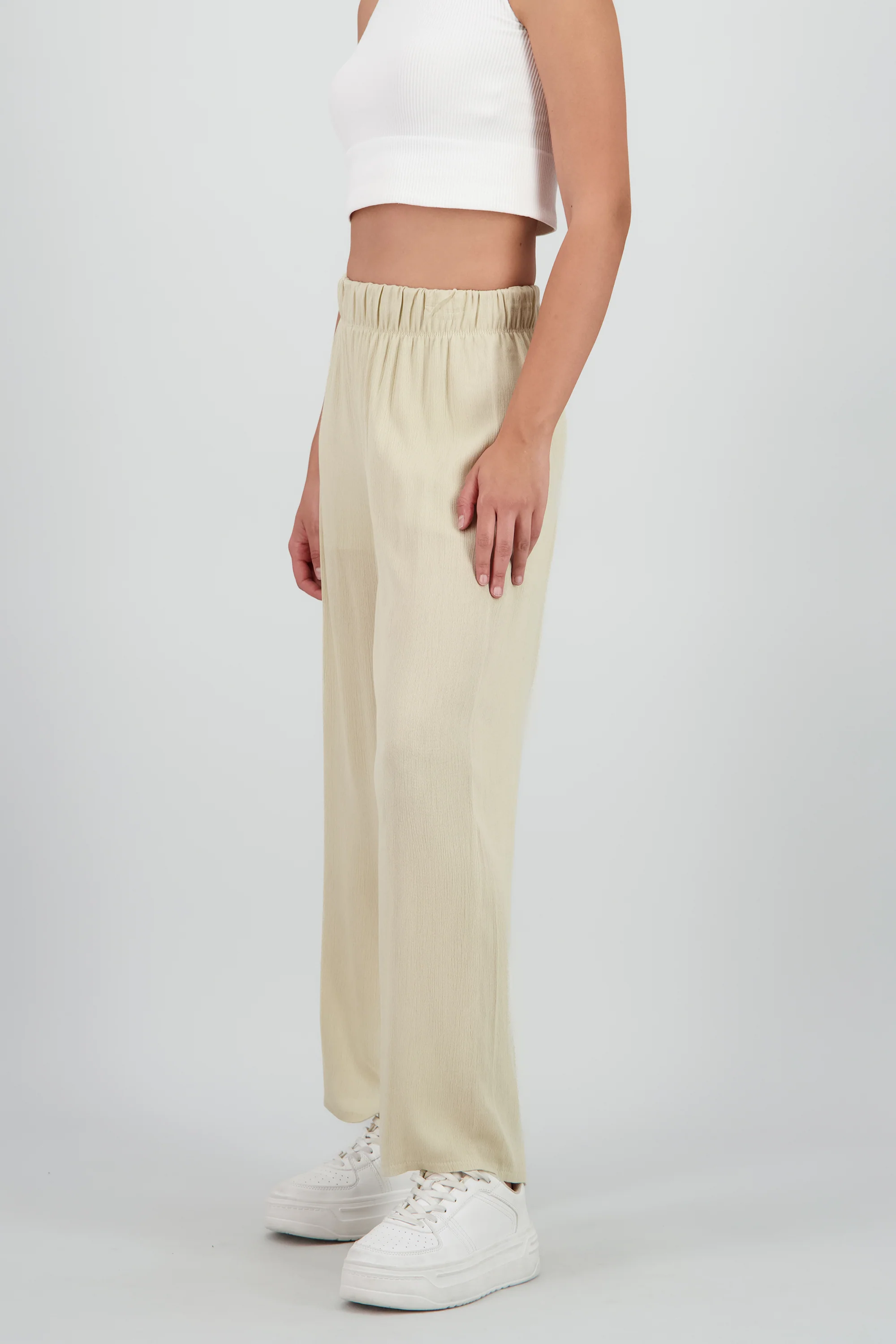 Pantalón Wide Leg Cintura Elástico - Image 3