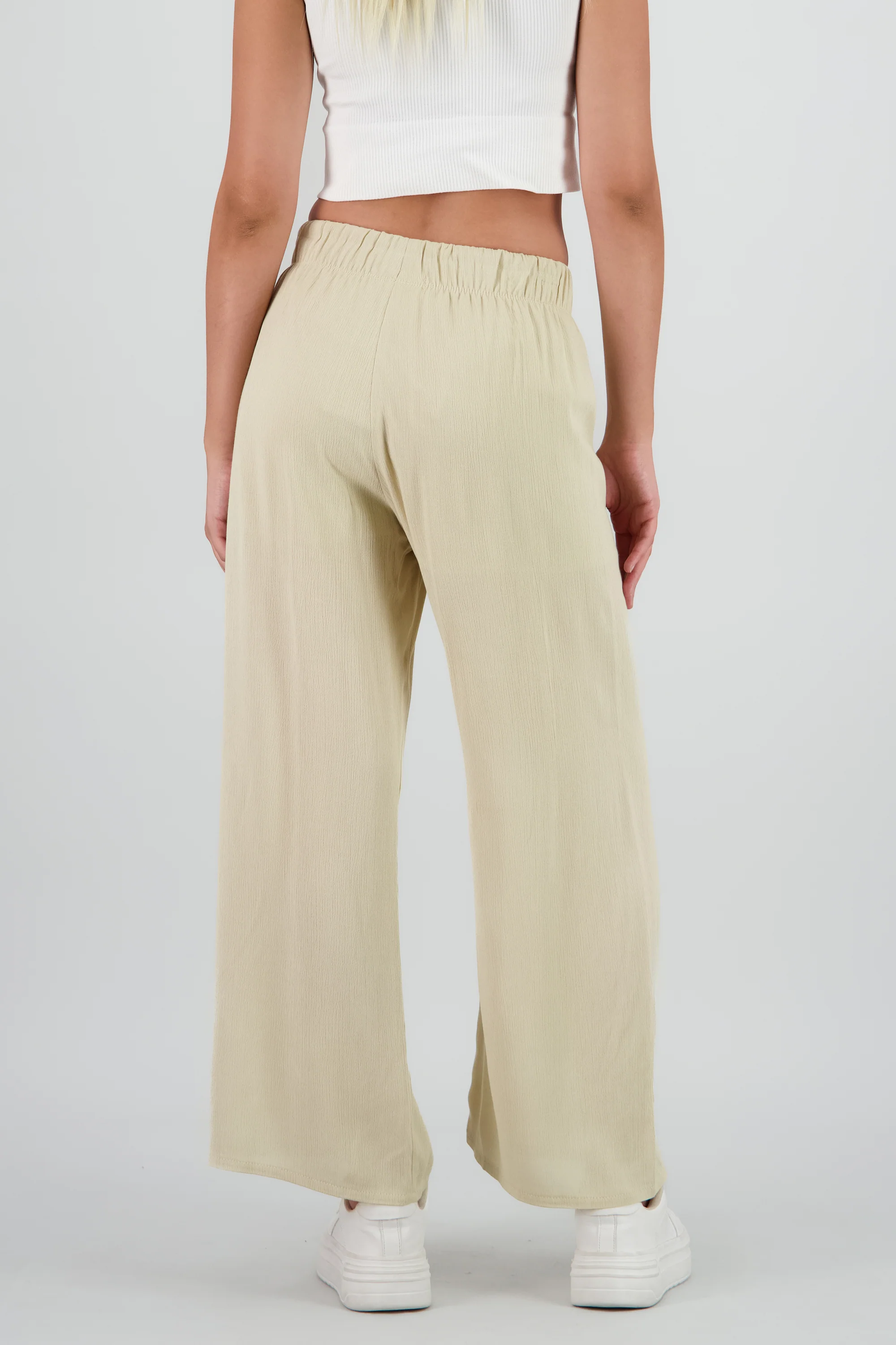 Pantalón Wide Leg Cintura Elástico - Image 4