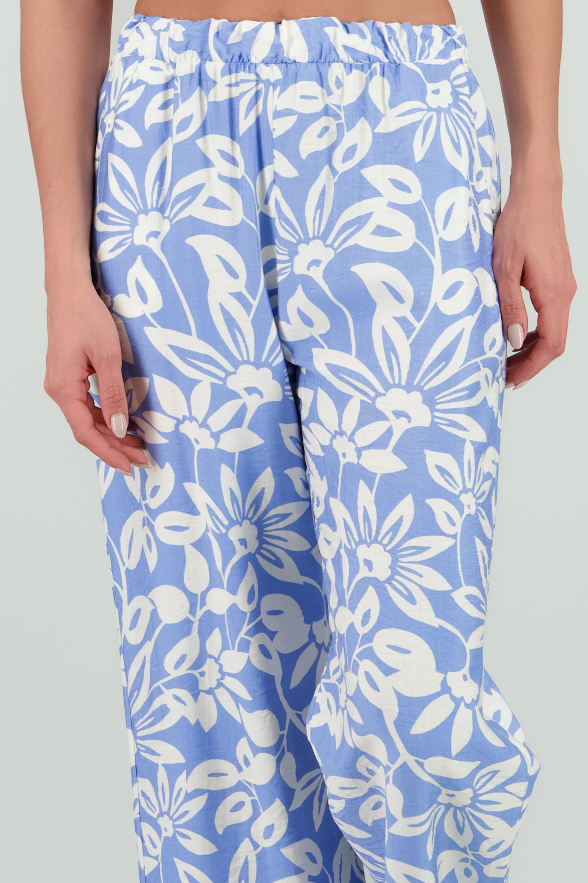 Pantalon wide leg estampado flores - Image 5