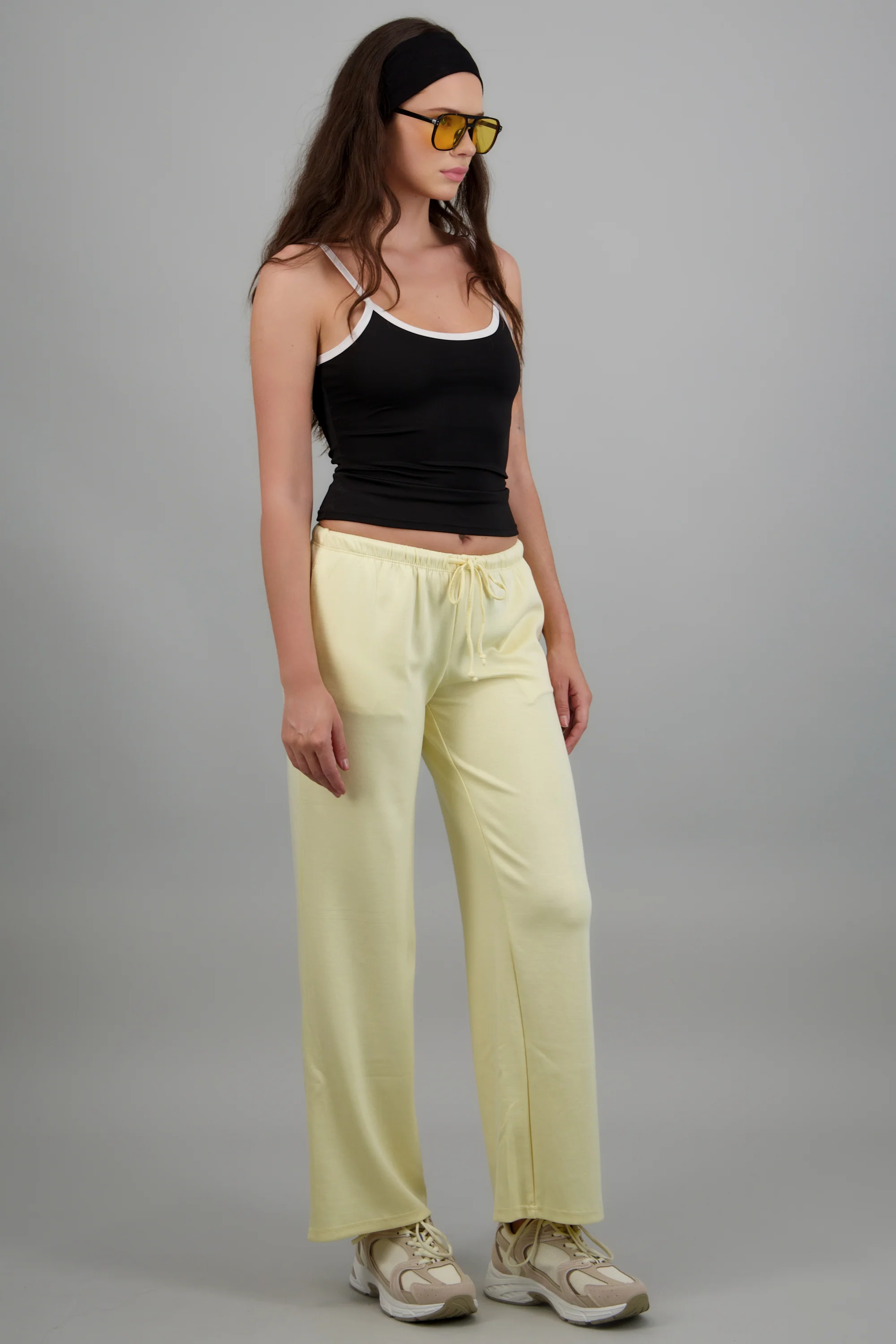 Pants modal wide leg lisos - Image 2