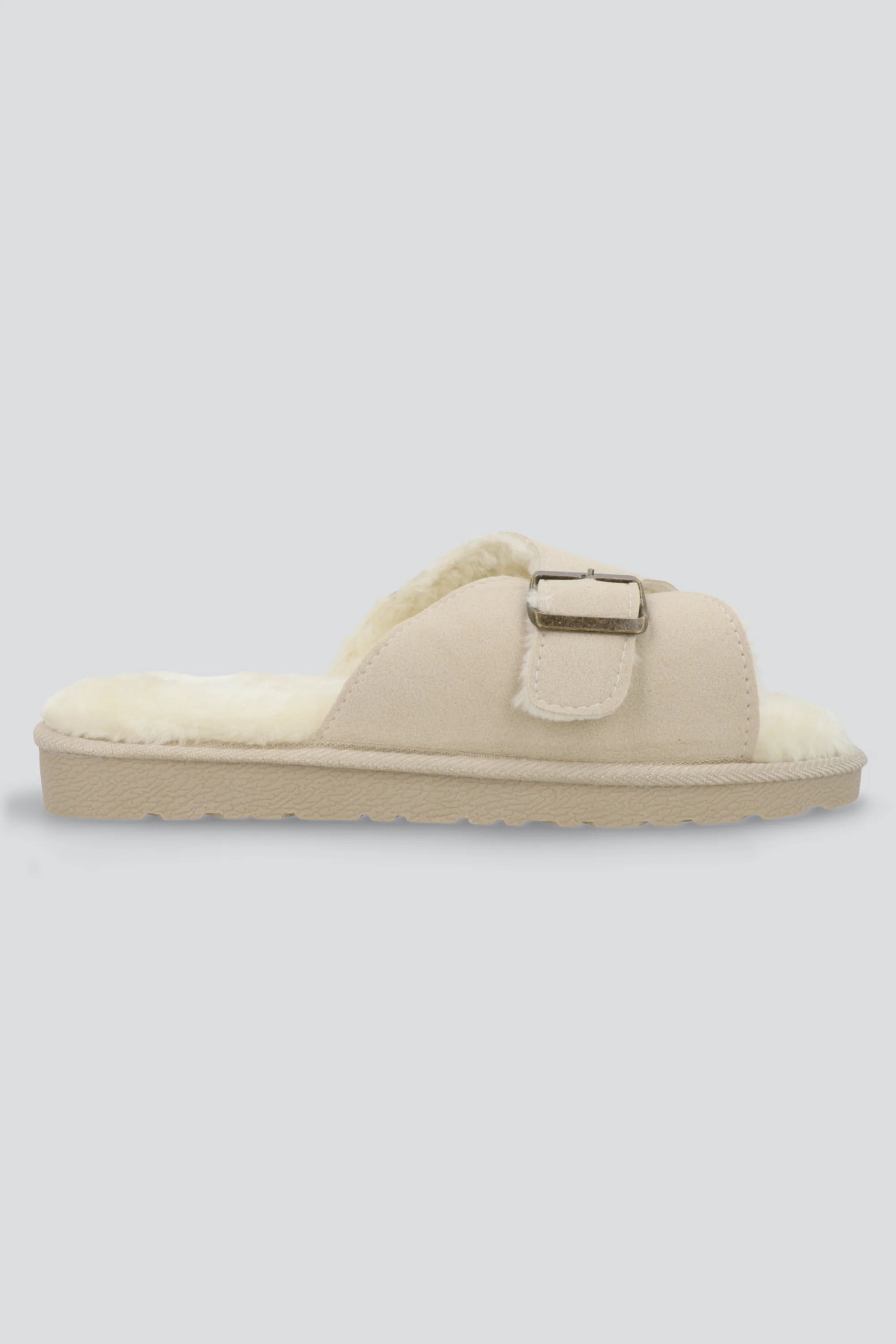 Pantufla tira ancha hebilla forro peluche - Image 3