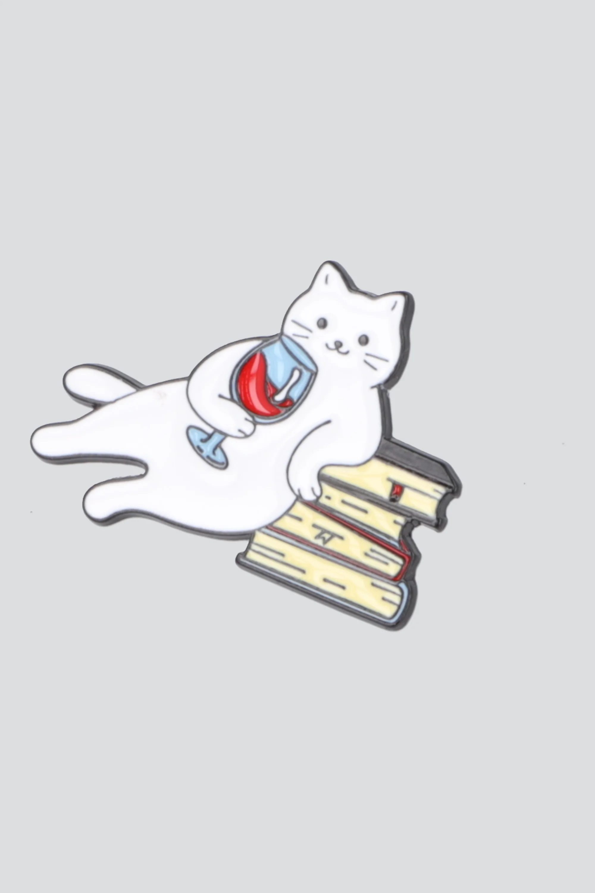 Pin gato copa libros - Image 2