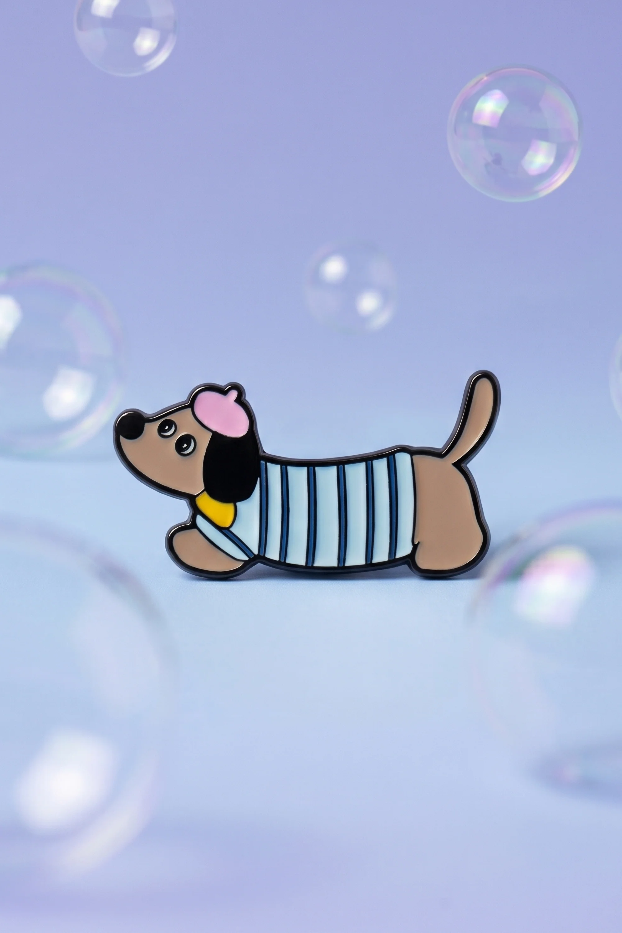 Pin perrito salchicha boina