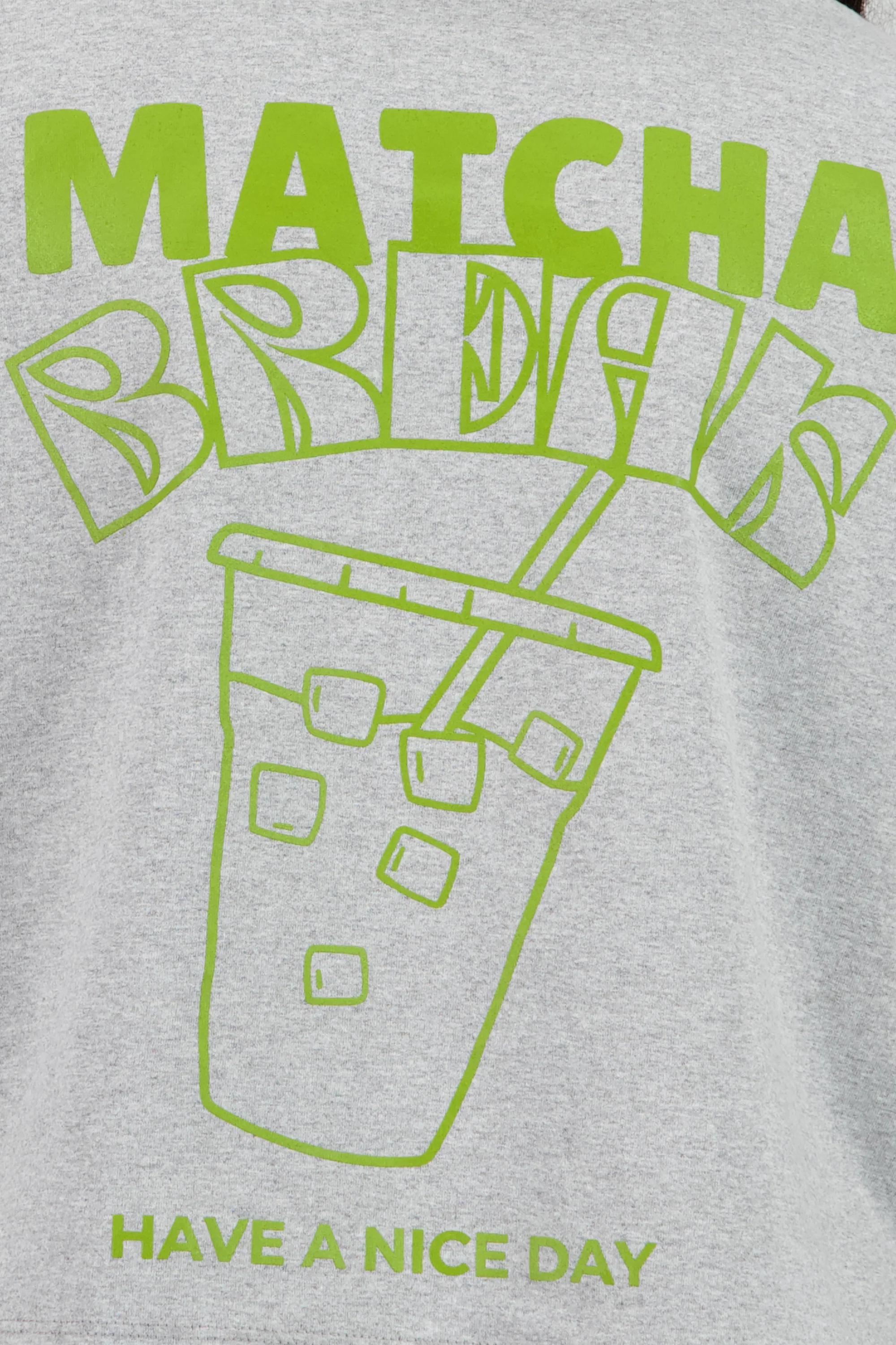 Playera boxy estampado matcha - Image 5