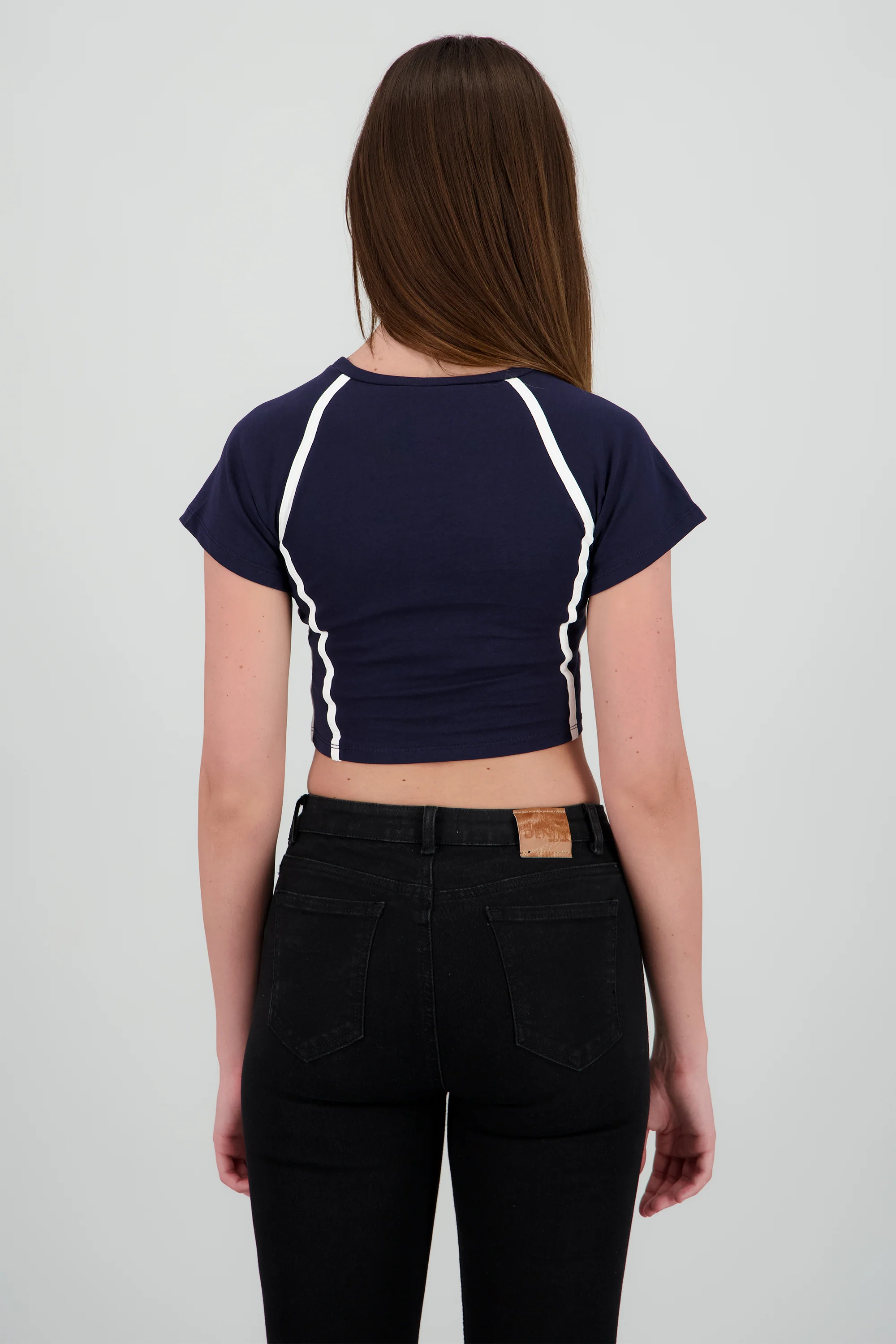 Playera contraste estampado - Image 4
