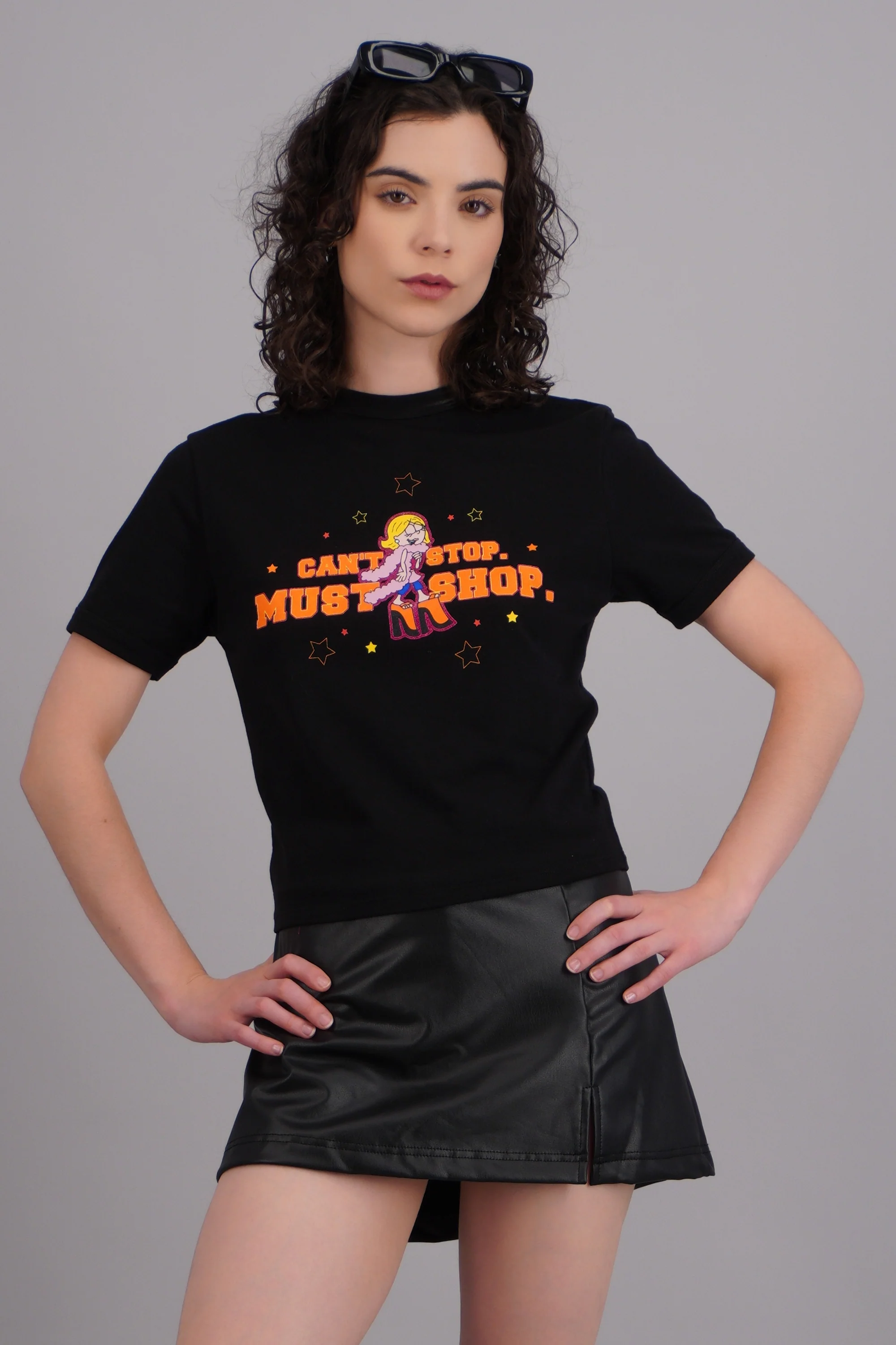 Playera crop manga corta Lizzie Mcguire - Image 3