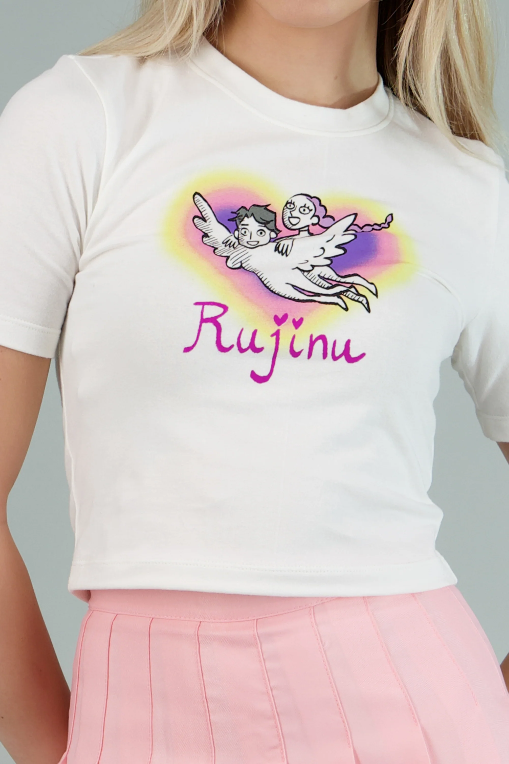 Playera crop Rujinu kpop DH - Image 5