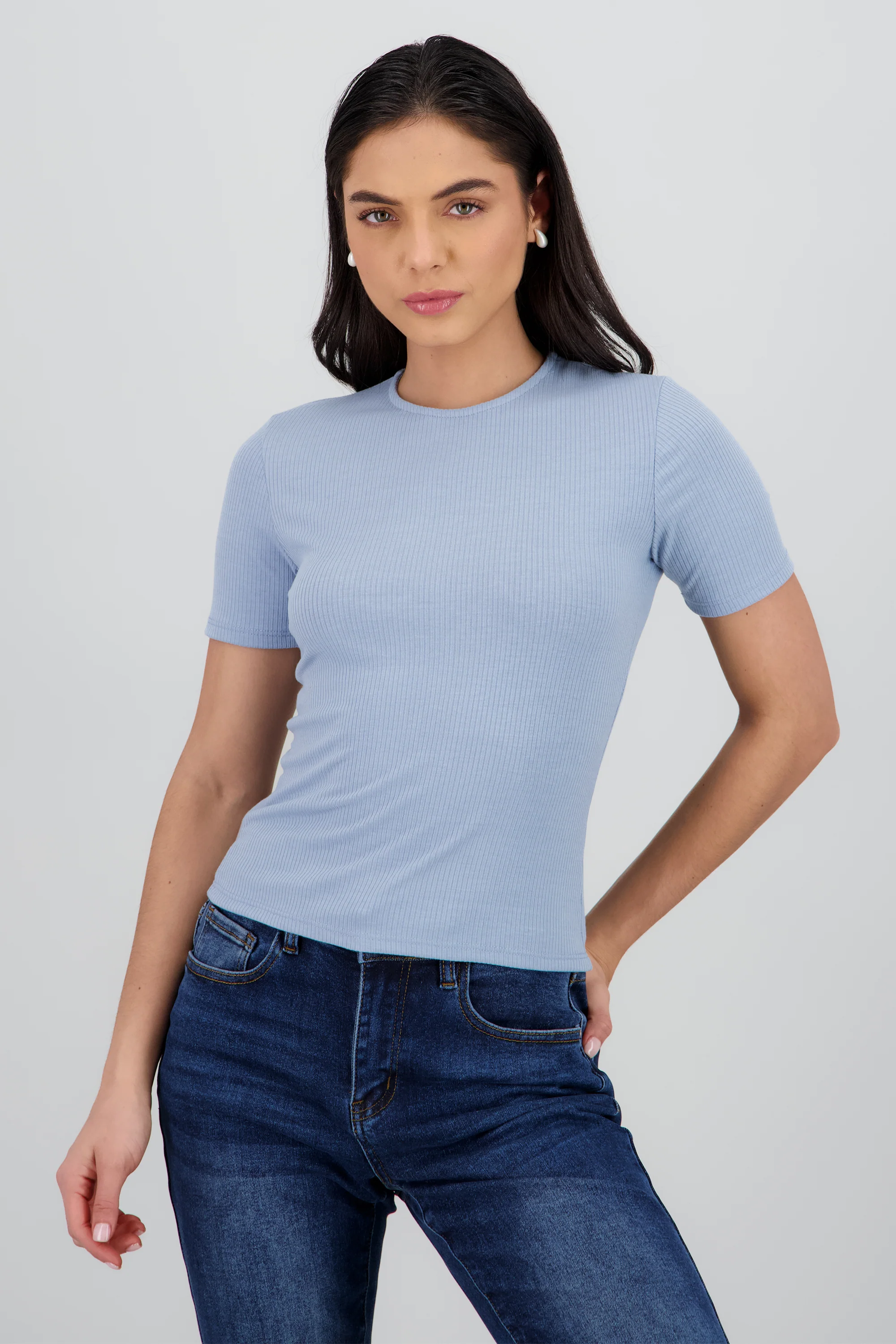 Playera de manga corta con cuello redondo - Image 2