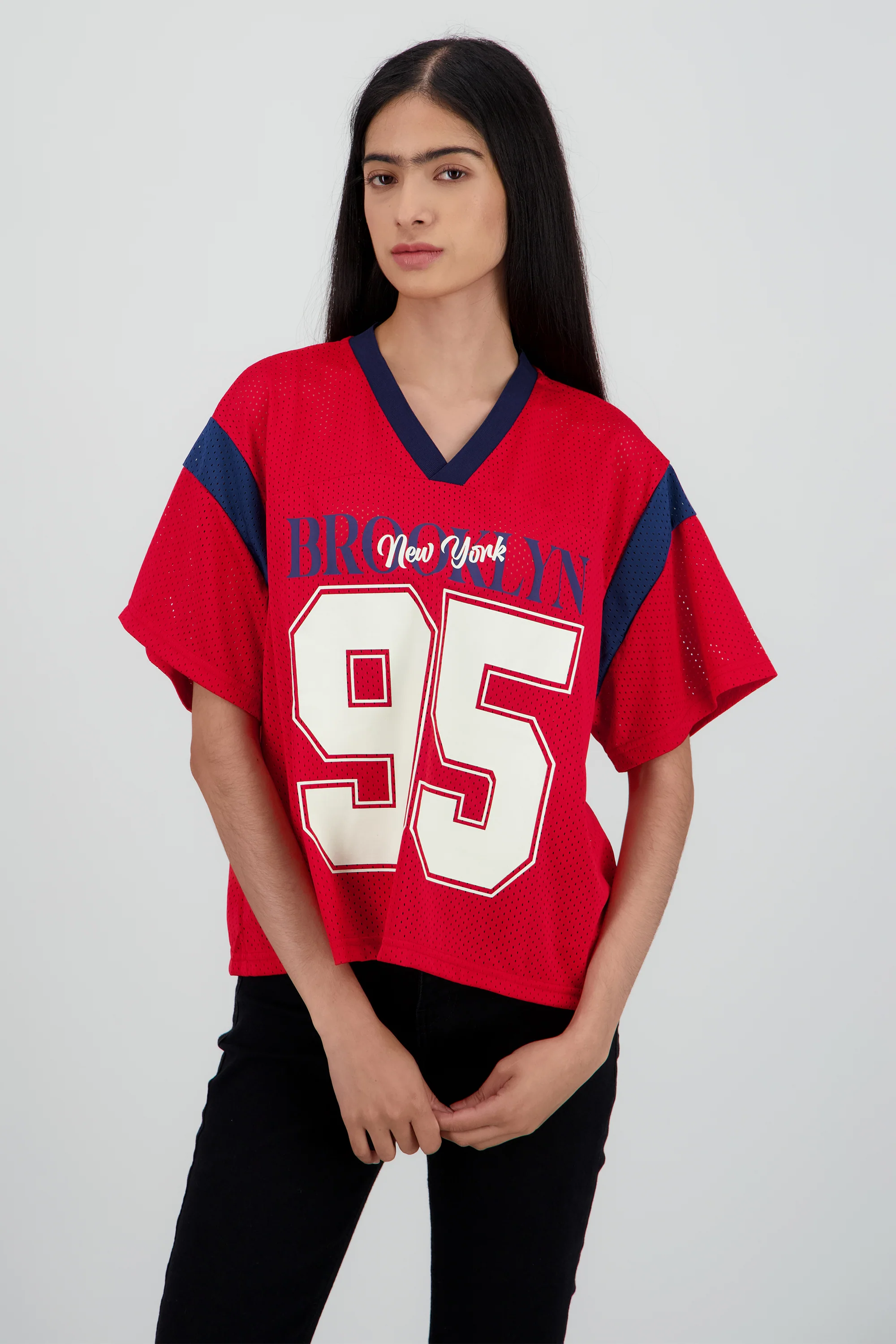 Playera deportiva contraste