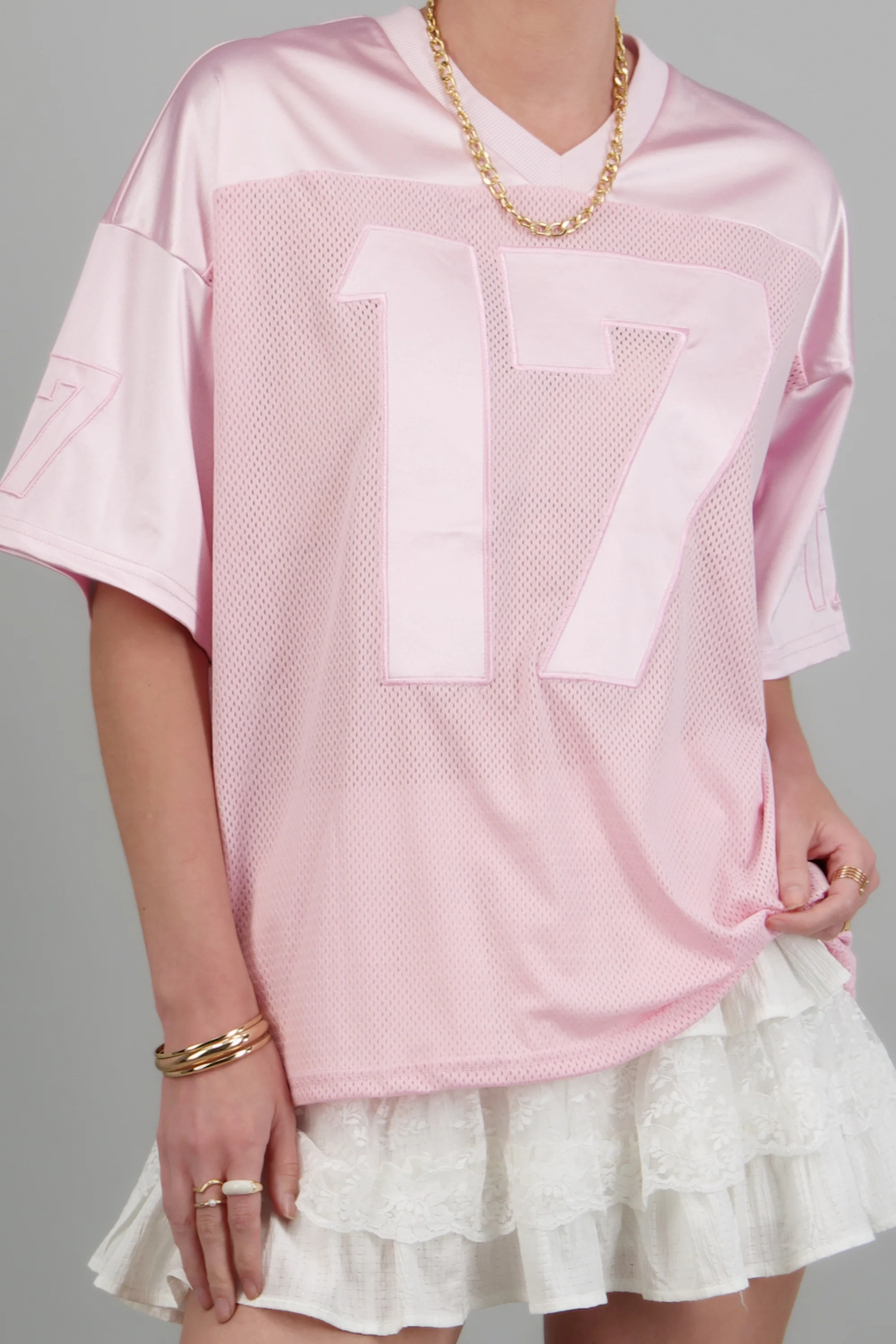 Playera jersey oversized - Image 5