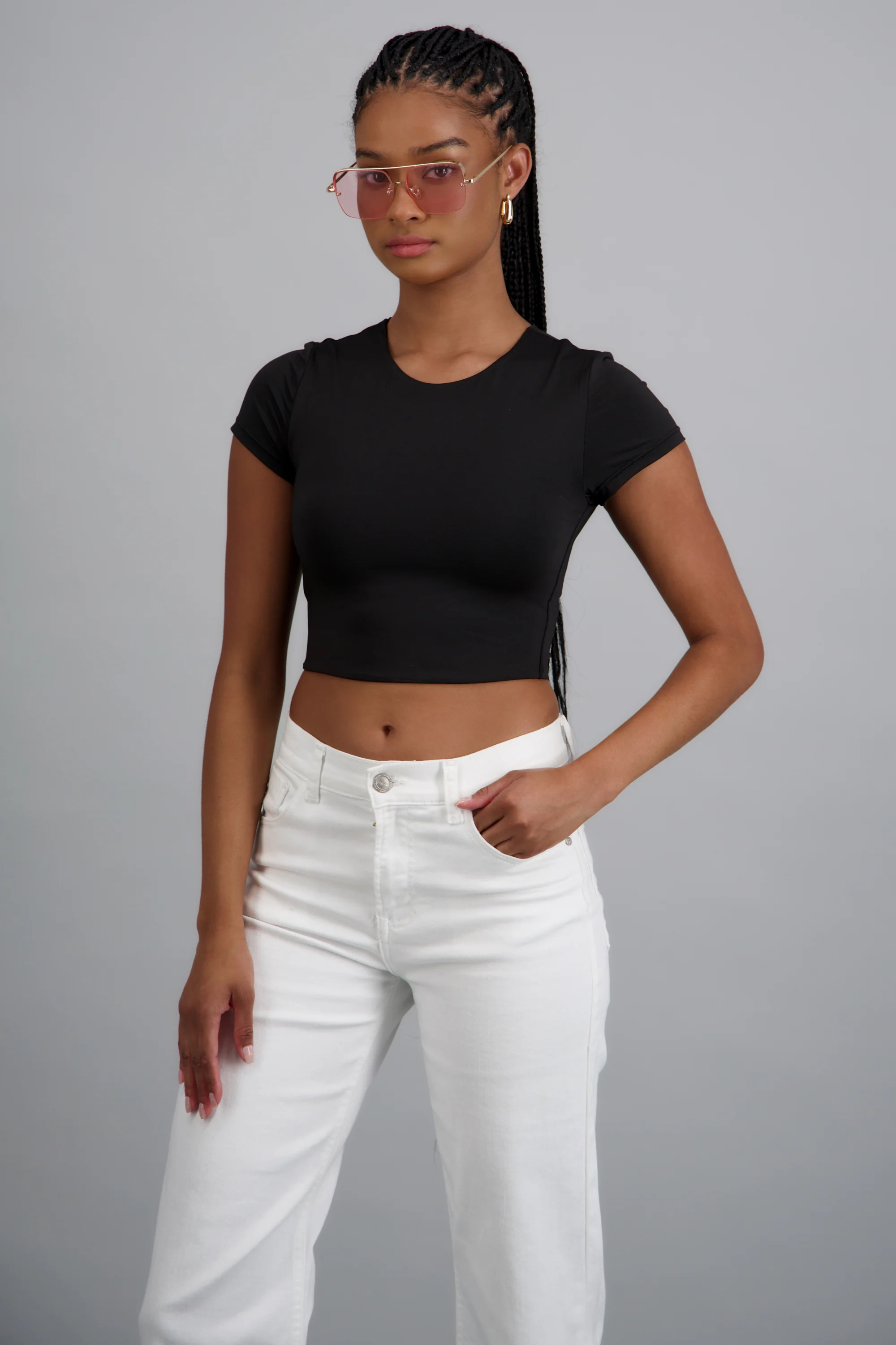 Playera manga corta liso - Image 3