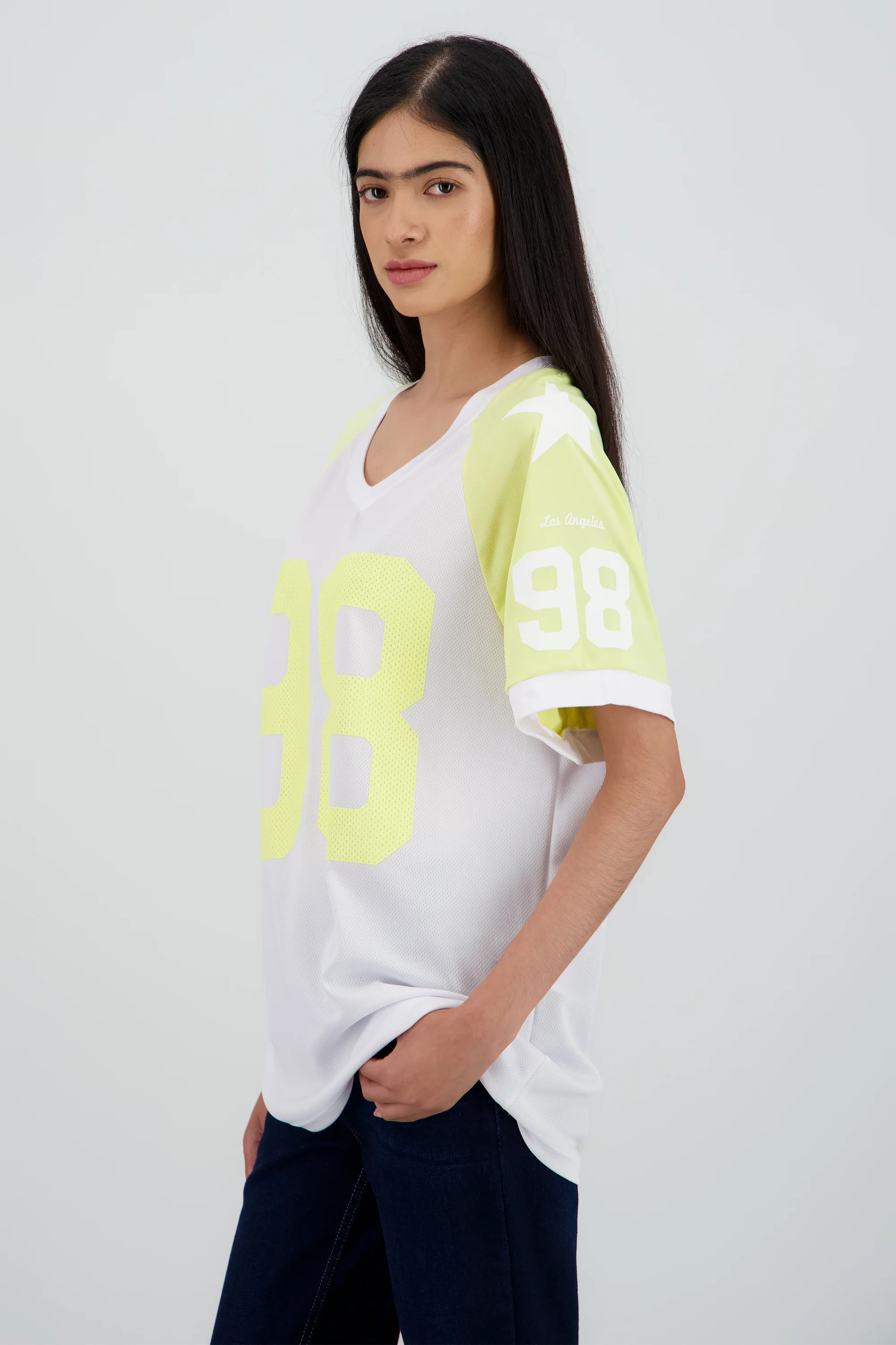 Playera oversized numero contraste - Image 3