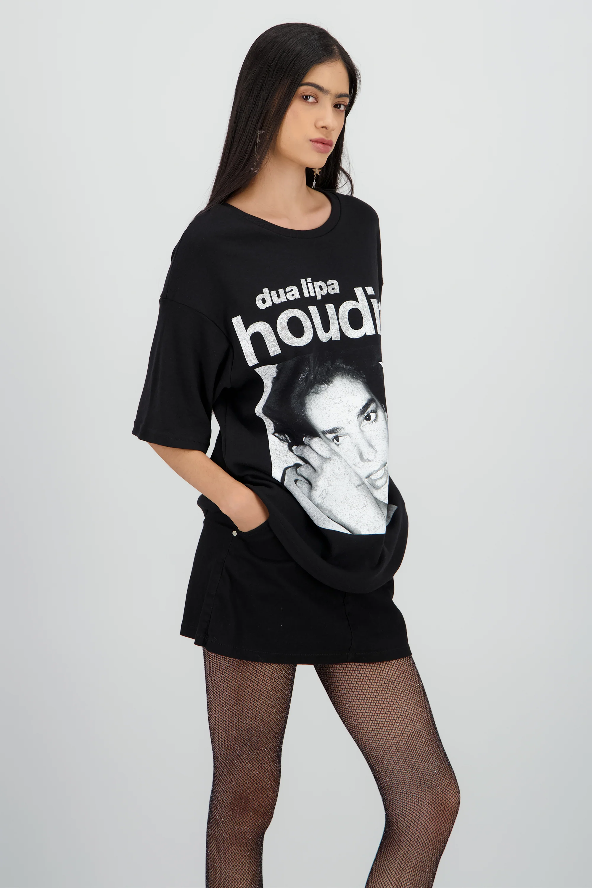 Playera oversized Dua Lipa houdini - Image 4