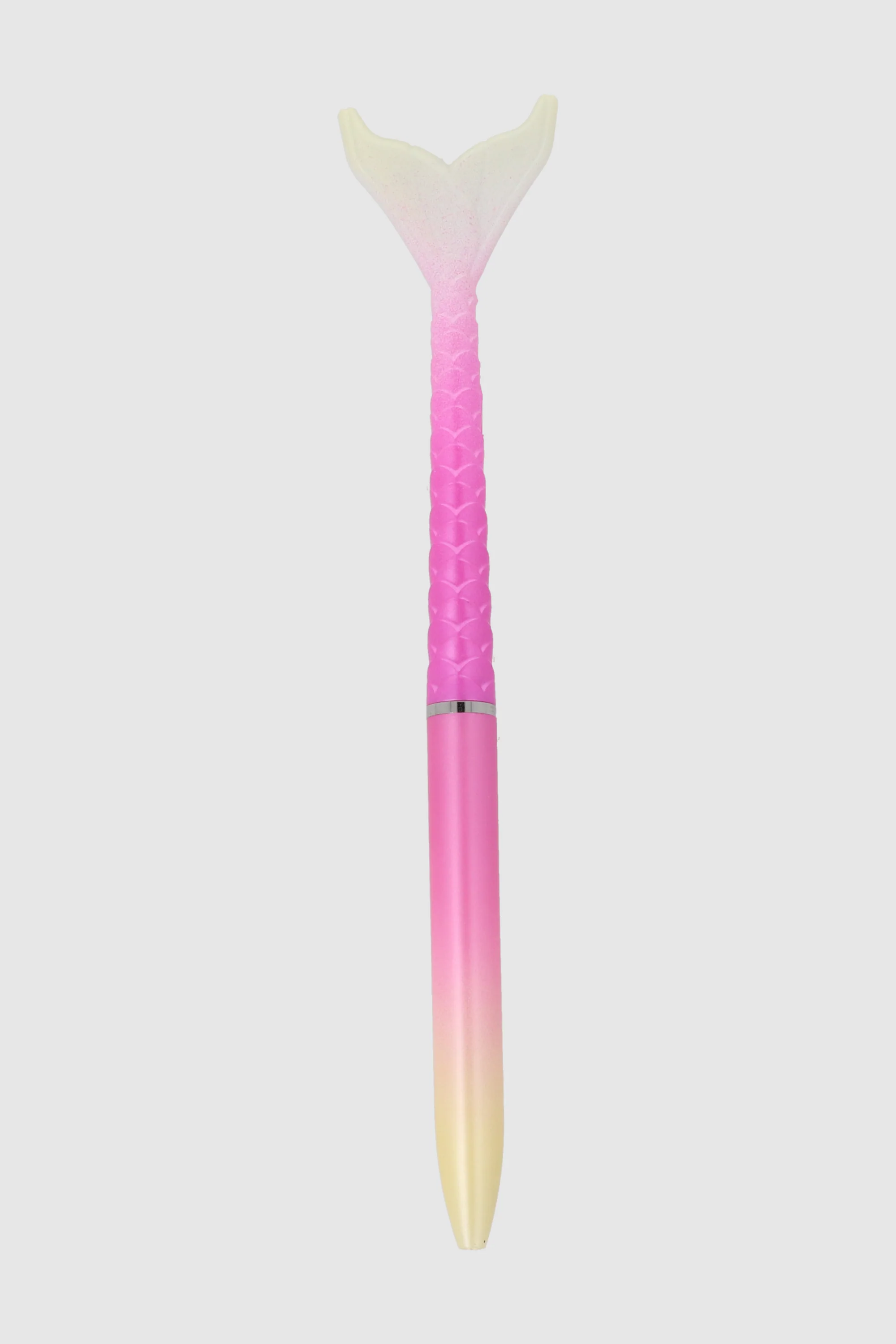 Pluma cola de sirena brillante