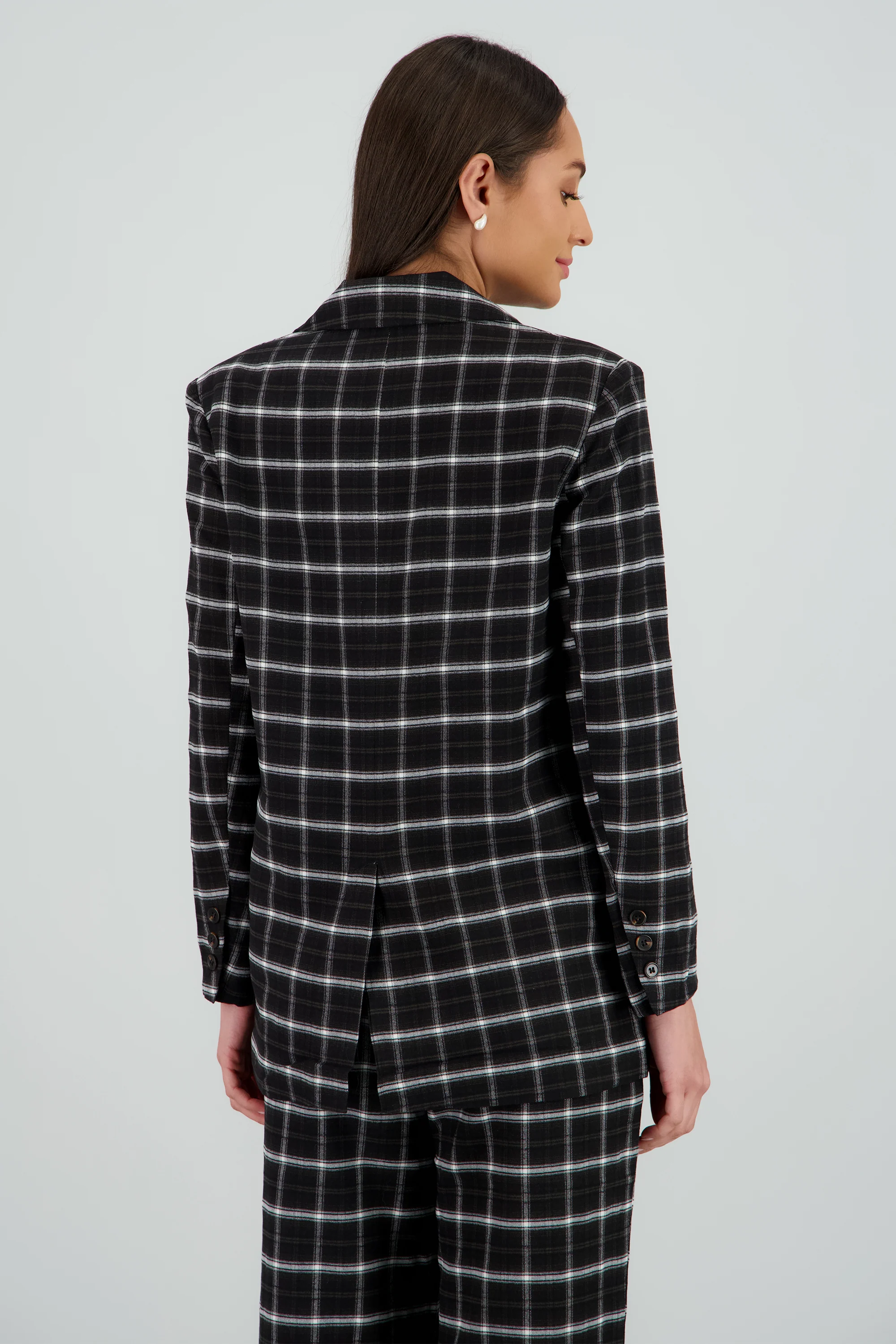 Saco oversized cuadros - Image 4