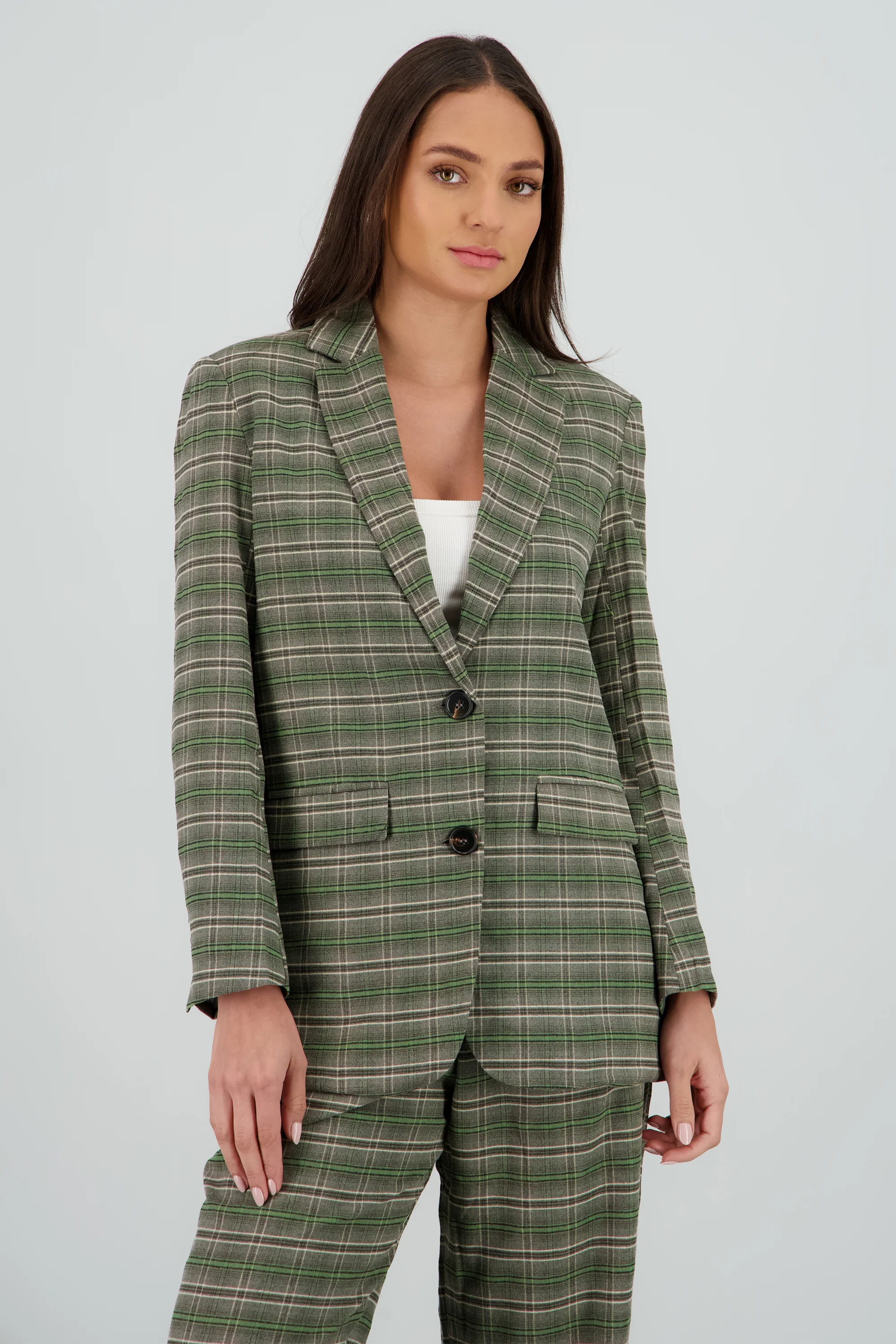 Saco oversized cuadros