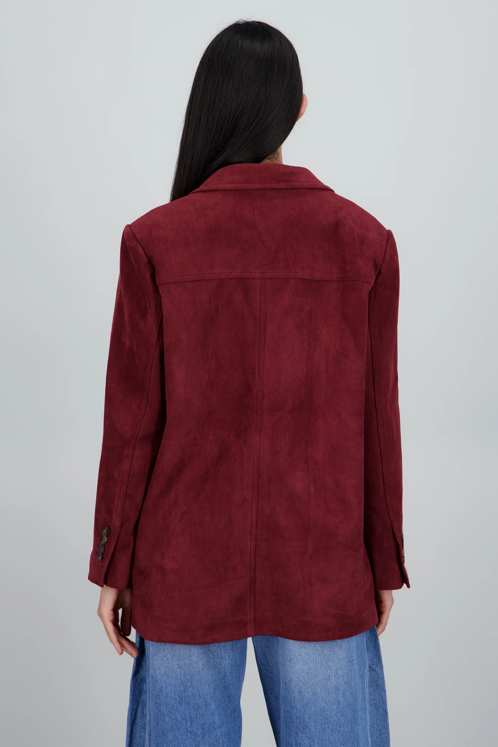 Saco oversized detalle tela - Image 4