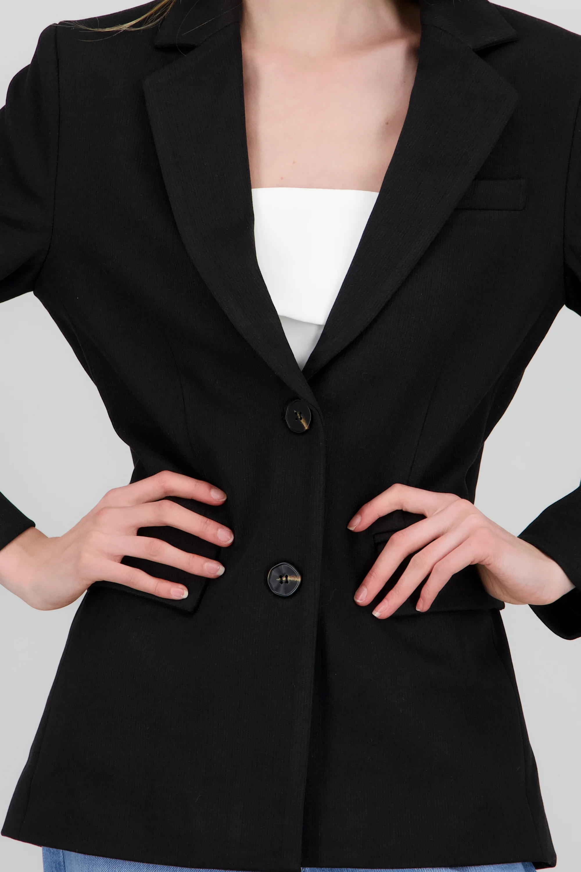 Saco oversized detalle textura - Image 5