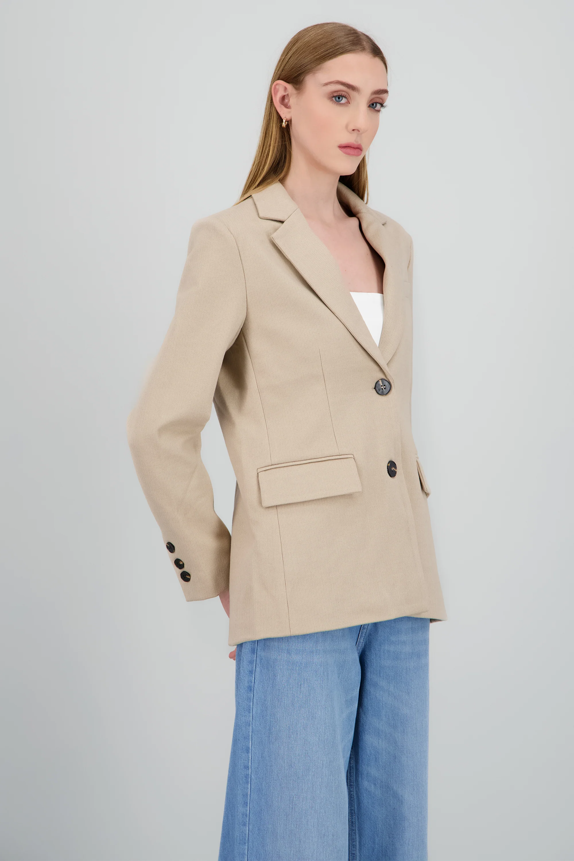 Saco oversized detalle textura - Image 3