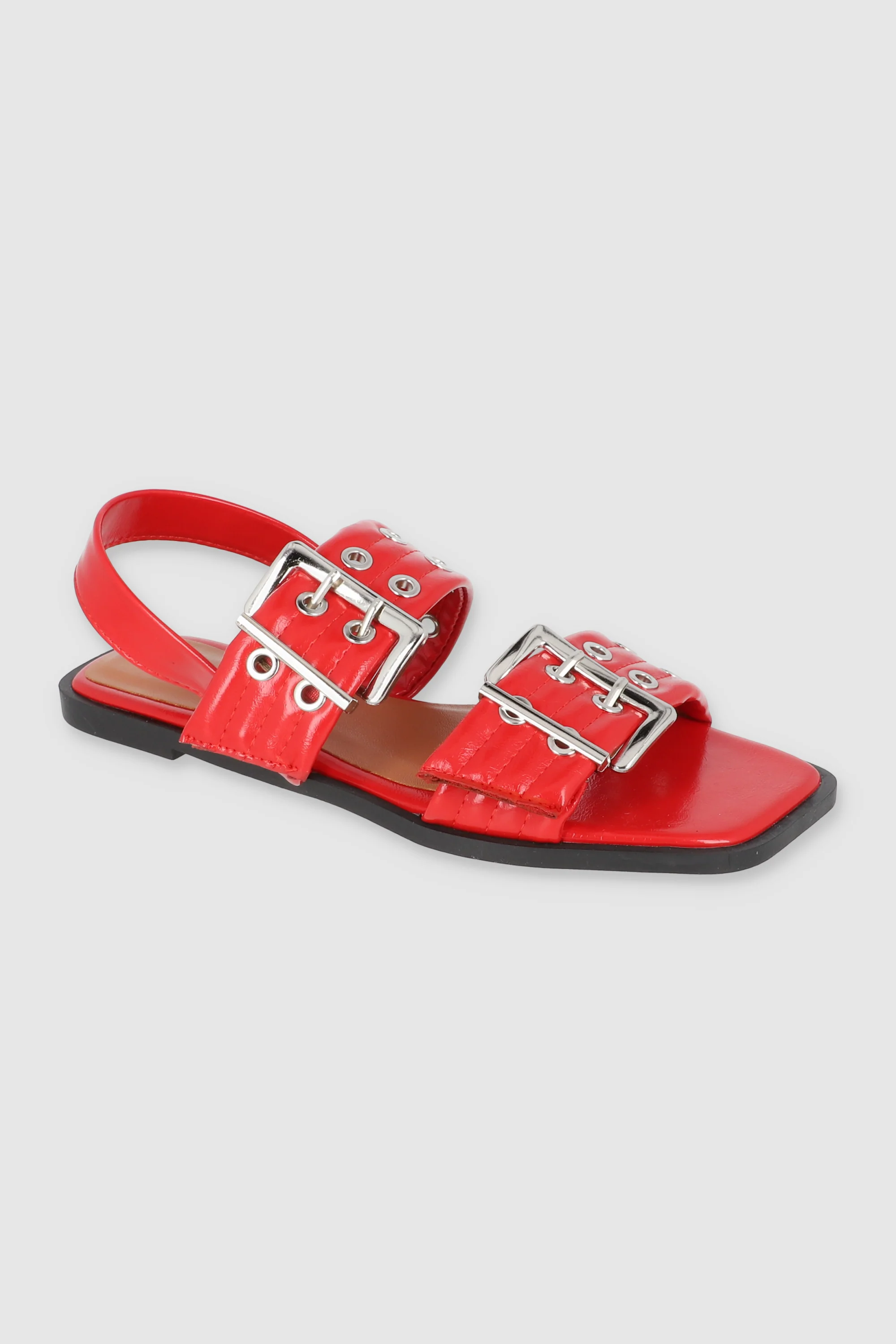 Sandalia hebilla doble eyelets slingback - Image 6