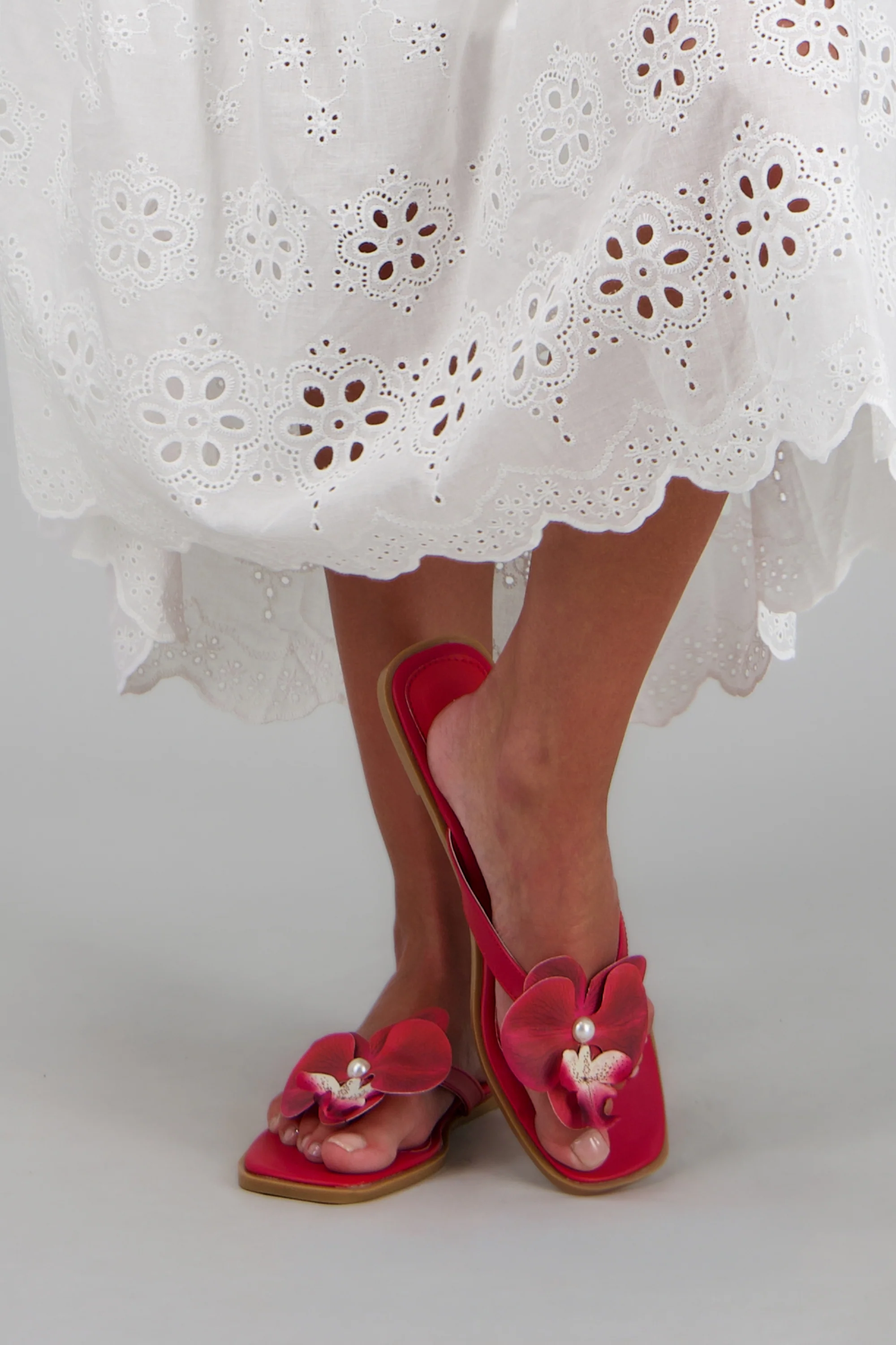 Sandalia pata de gallo flor - Image 6