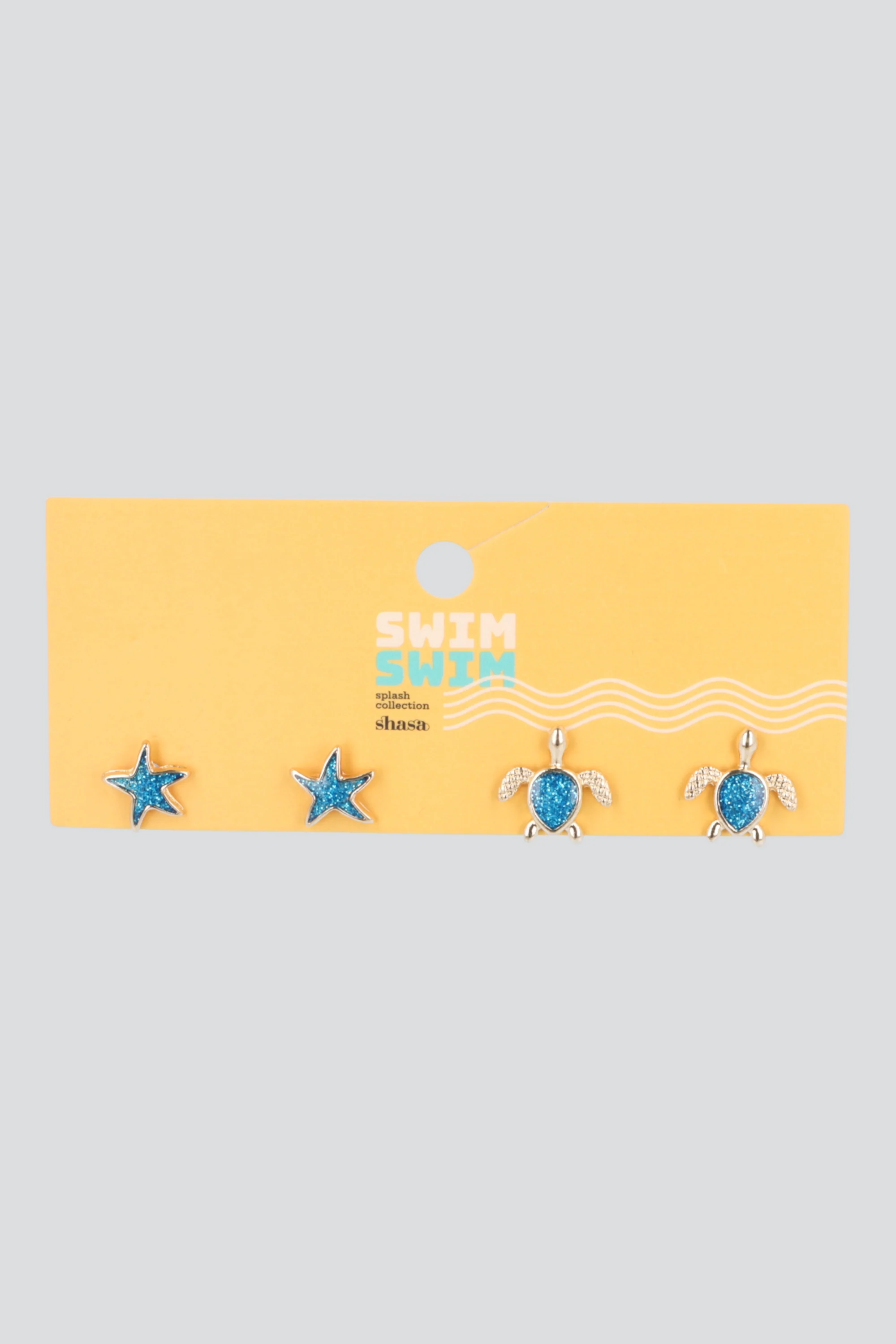 Set 2 aretes mar piedra